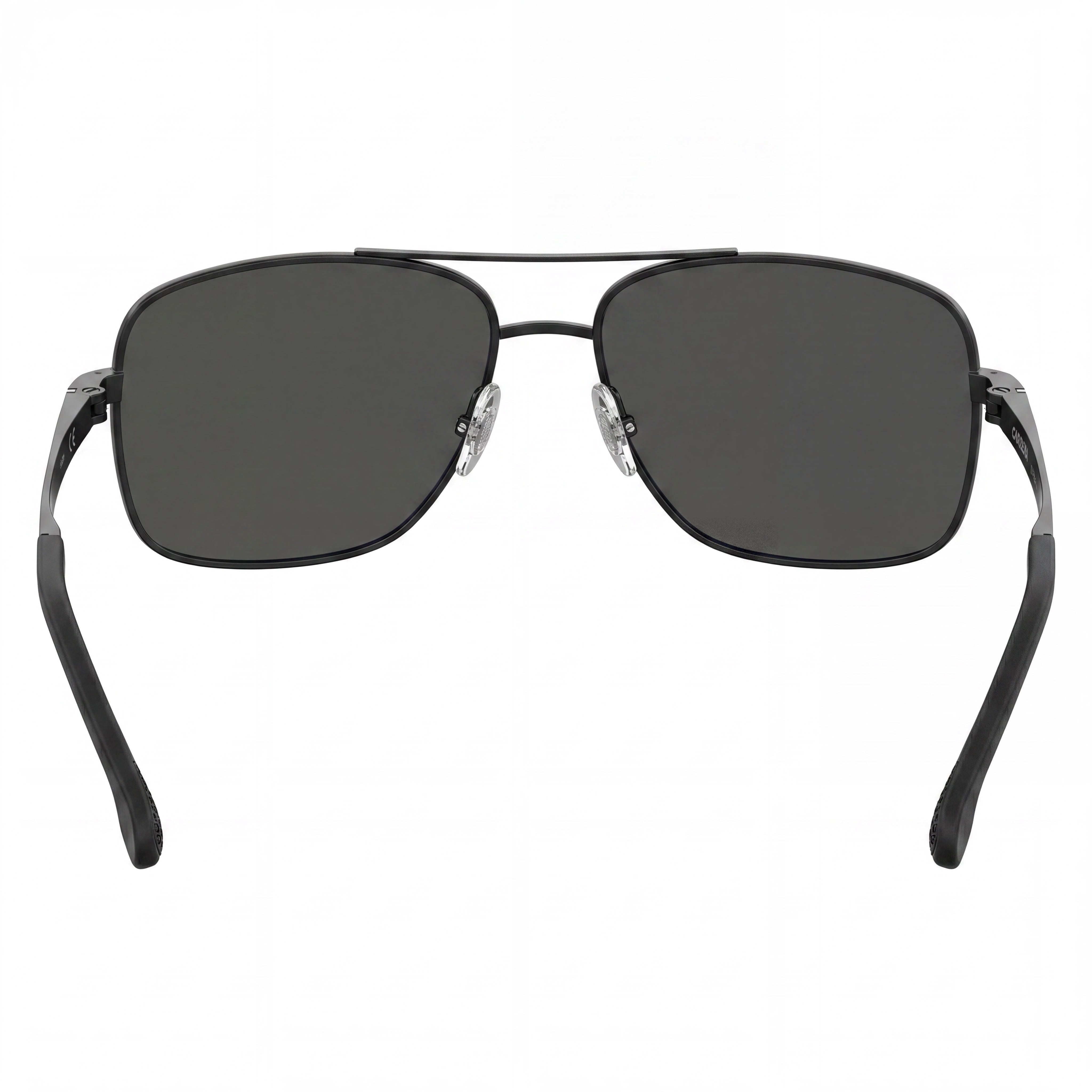 Carrera 8040/S Gafas de sol de aviador unisex de acero inoxidable negro gris lentes de espejo azul cielo 60mm, Photo 3