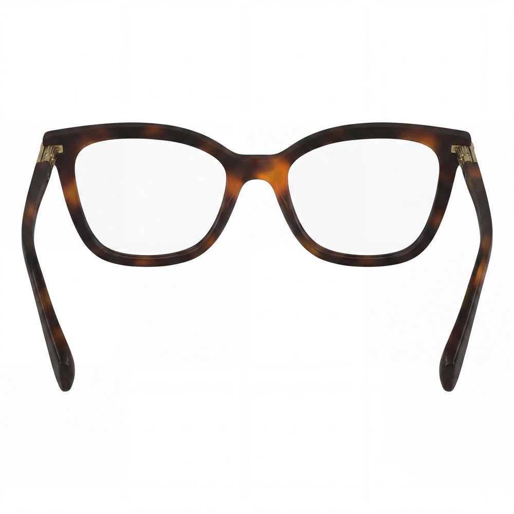 Gafas Ferragamo unisex con montura de acetato inyectado en color tortuga y lentes de policarbonato polarizadas multicolor de 51 mm