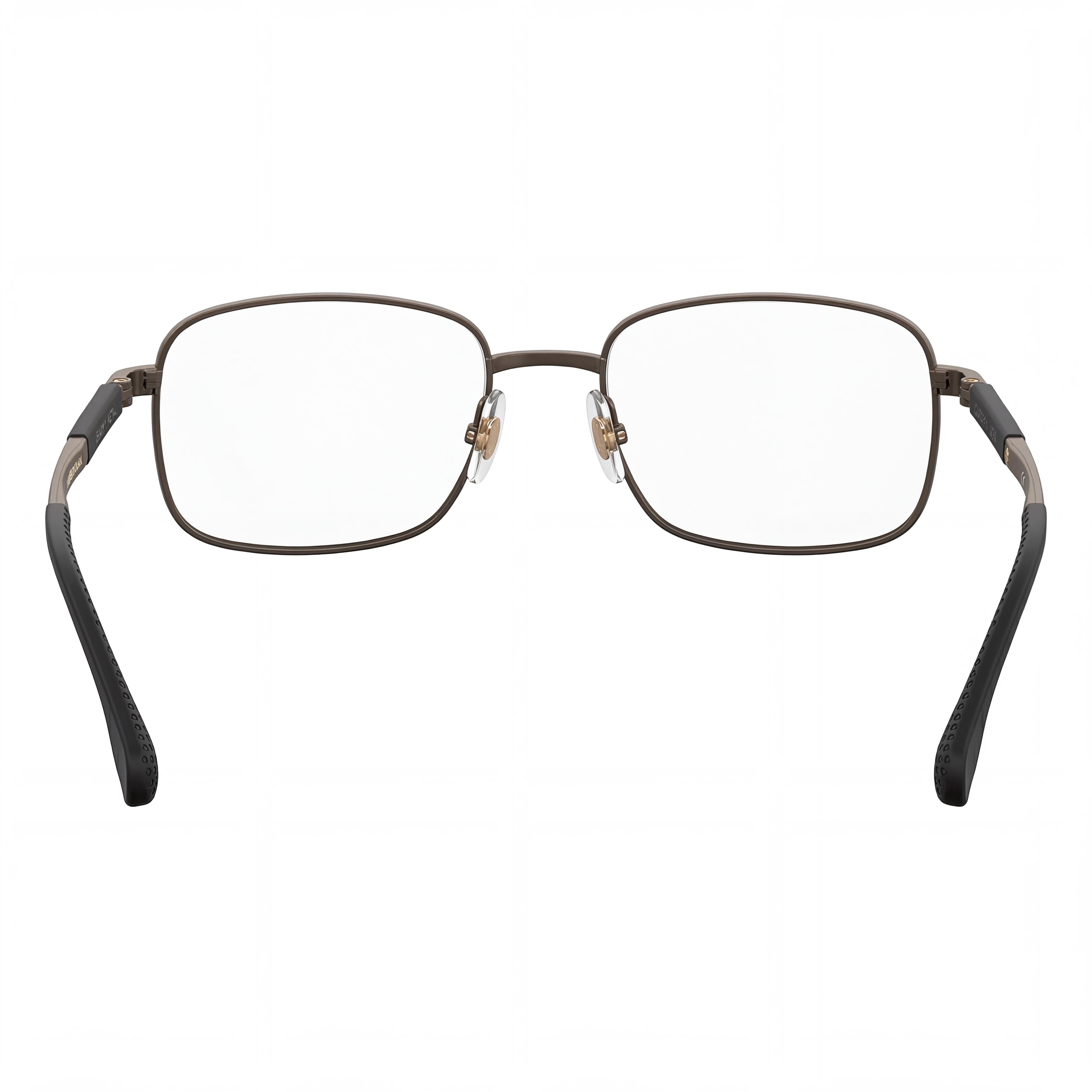 Carrera 8848 Men's Rectangle Metal Frame Eyeglasses with Memory Metal Temples in Matte Bronze 55mm Lens Width, Photo 3