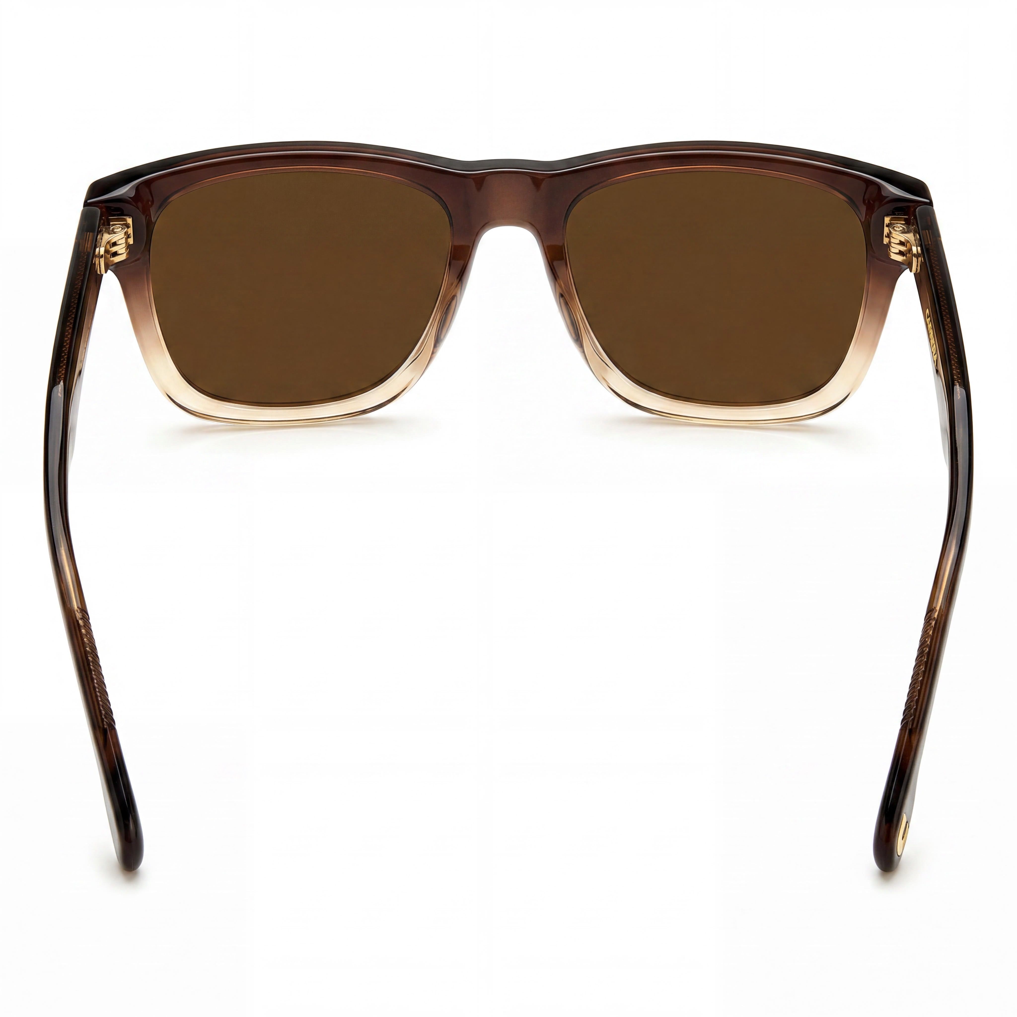 Carrera 266/S Unisex Square Acetate Non-Polarized Sunglasses Brown Beige Frame Brown Lenses 53-17-150, Photo 3