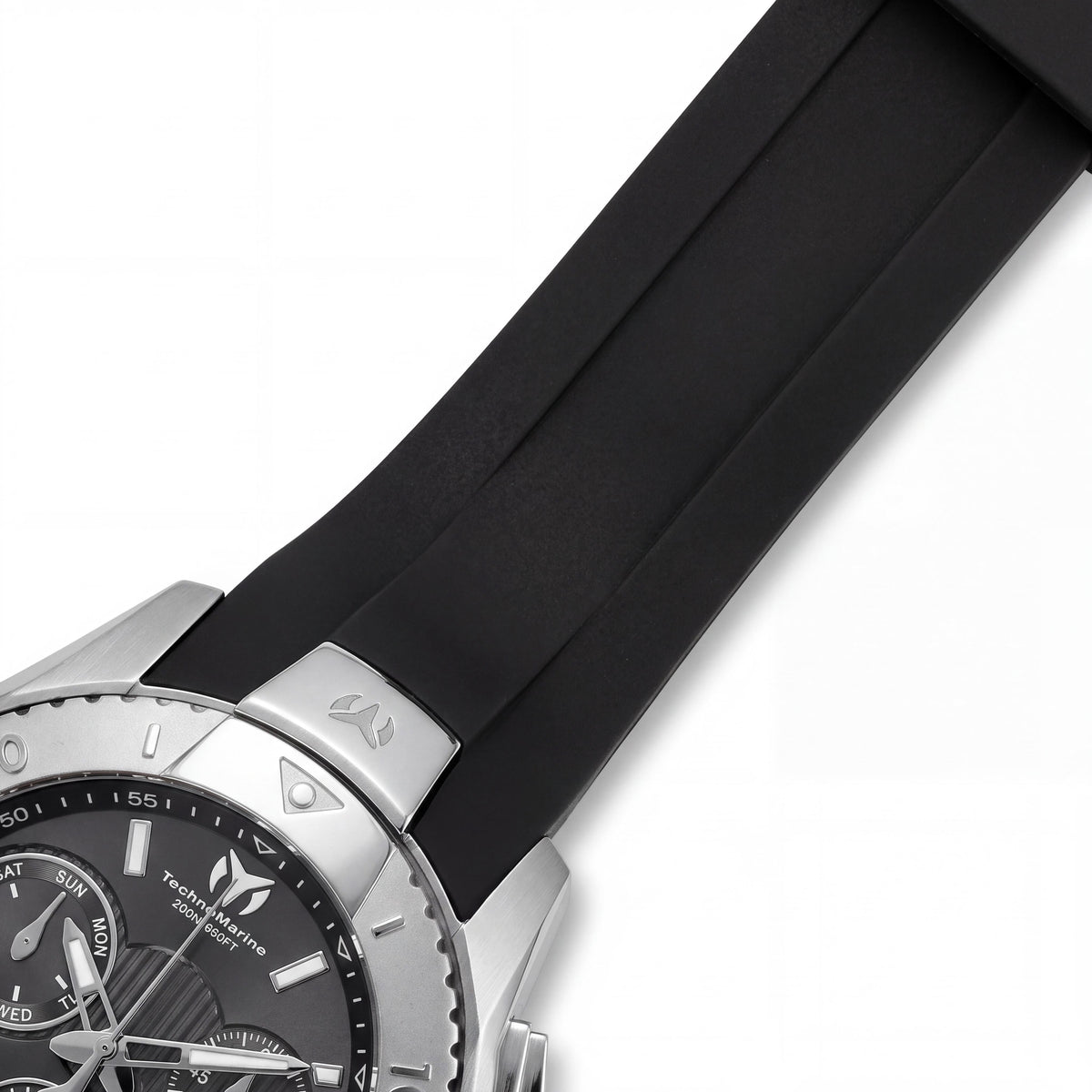 Reloj de lujo para hombre TechnoMarine Uf6 620001 con correa de silicona negra, Photo 2