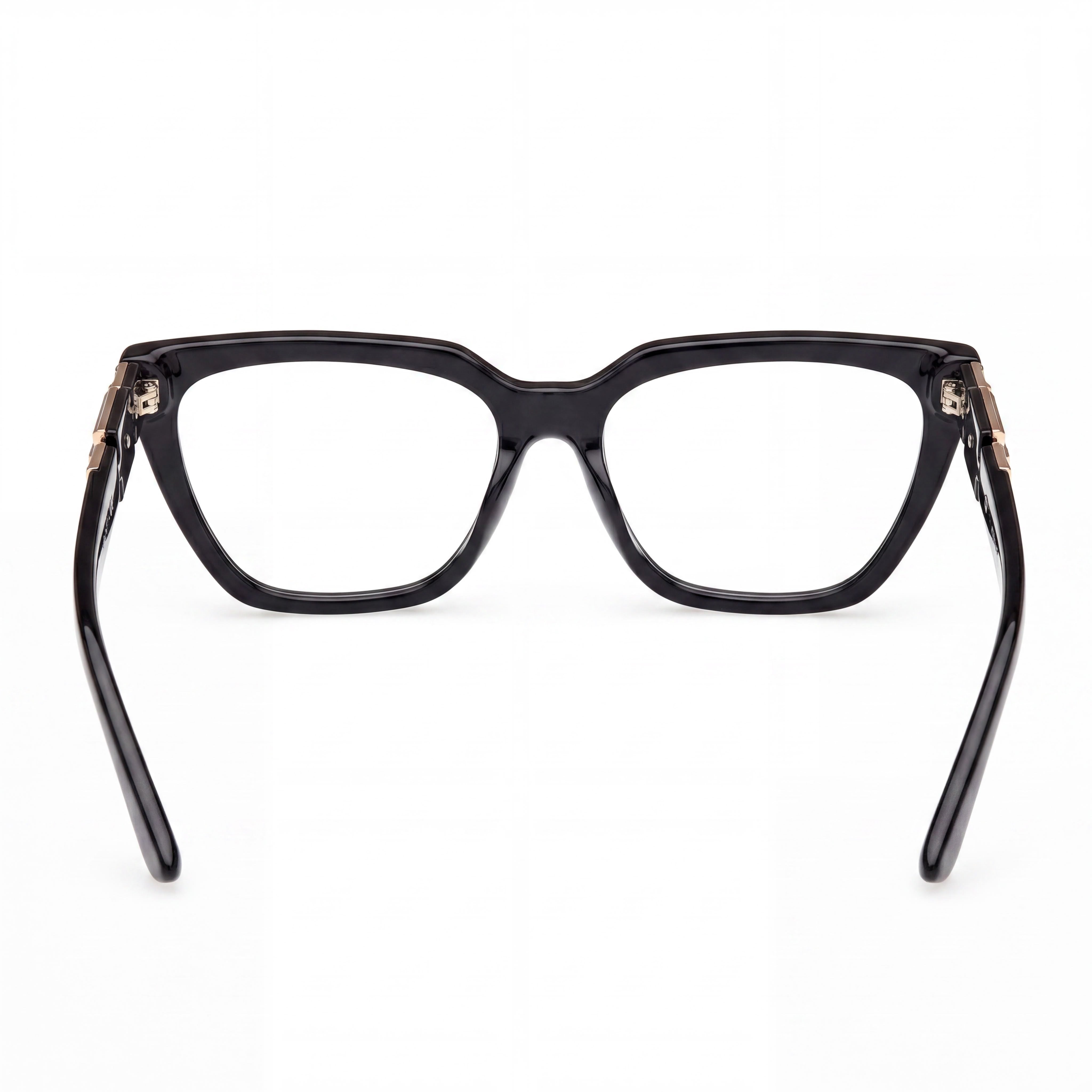 GUESS GU2985 Women's Black White Cat-Eye Polarized Plastic Frame Sunglasses 145-14-41mm, Photo 3