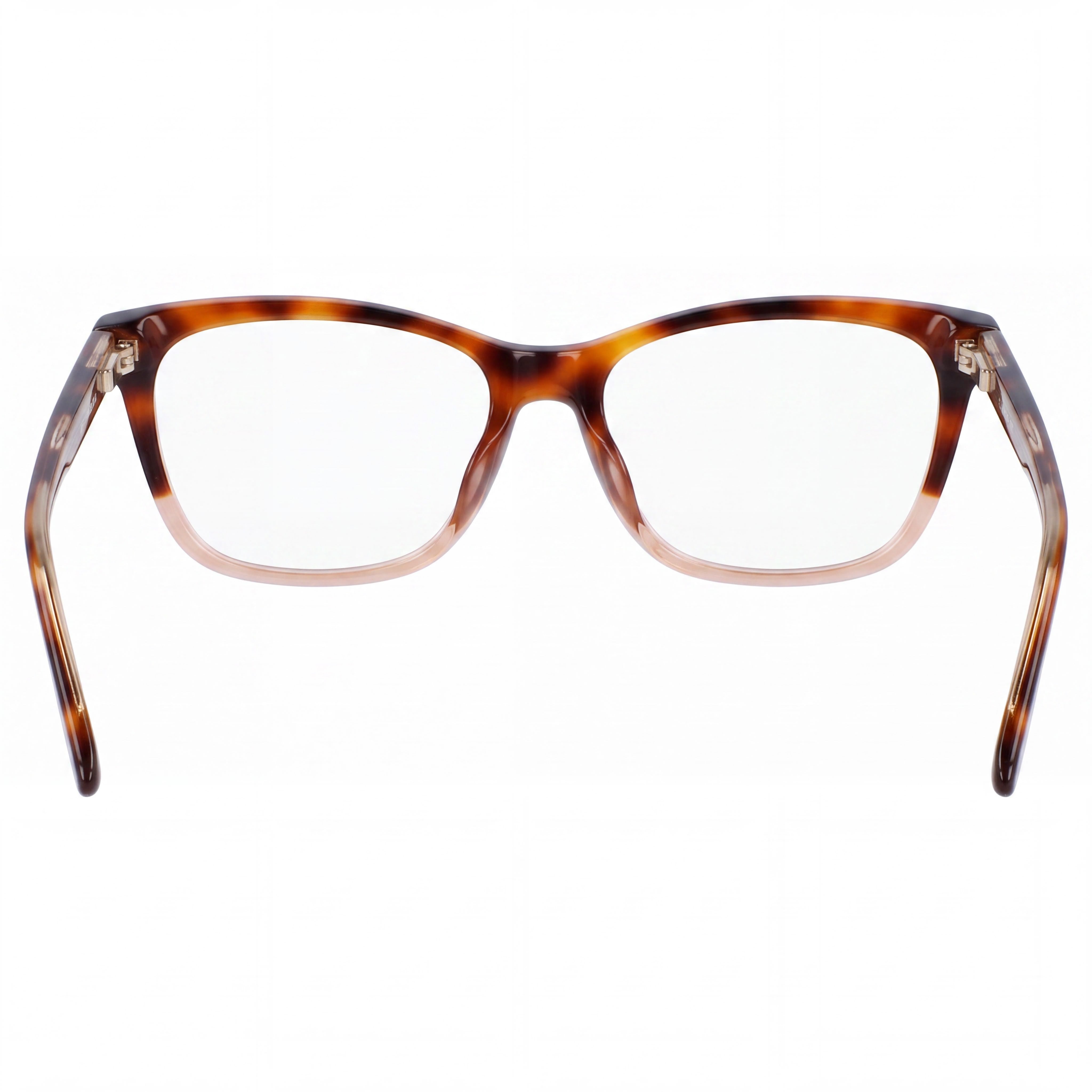 Calvin Klein Ck21501 Gafas graduadas de mujer de aleación de acero, montura completa rectangular, color Soft Tortoise, 54 mm, Photo 4