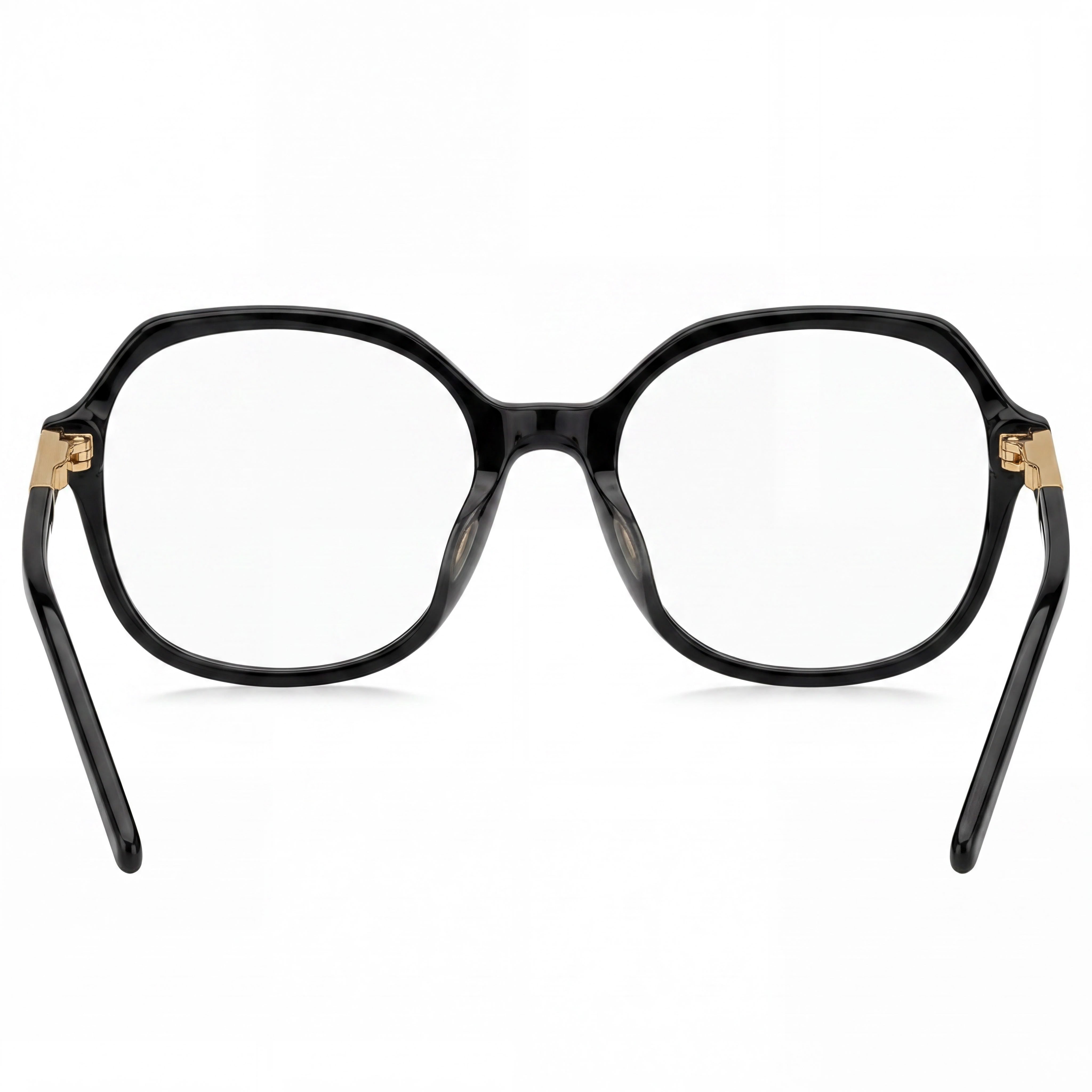 Marco de gafas ópticas de acetato negro Marc 512 de Marc Jacobs para mujer, 50 mm de ancho de lente, con lentes de demostración, Photo 4