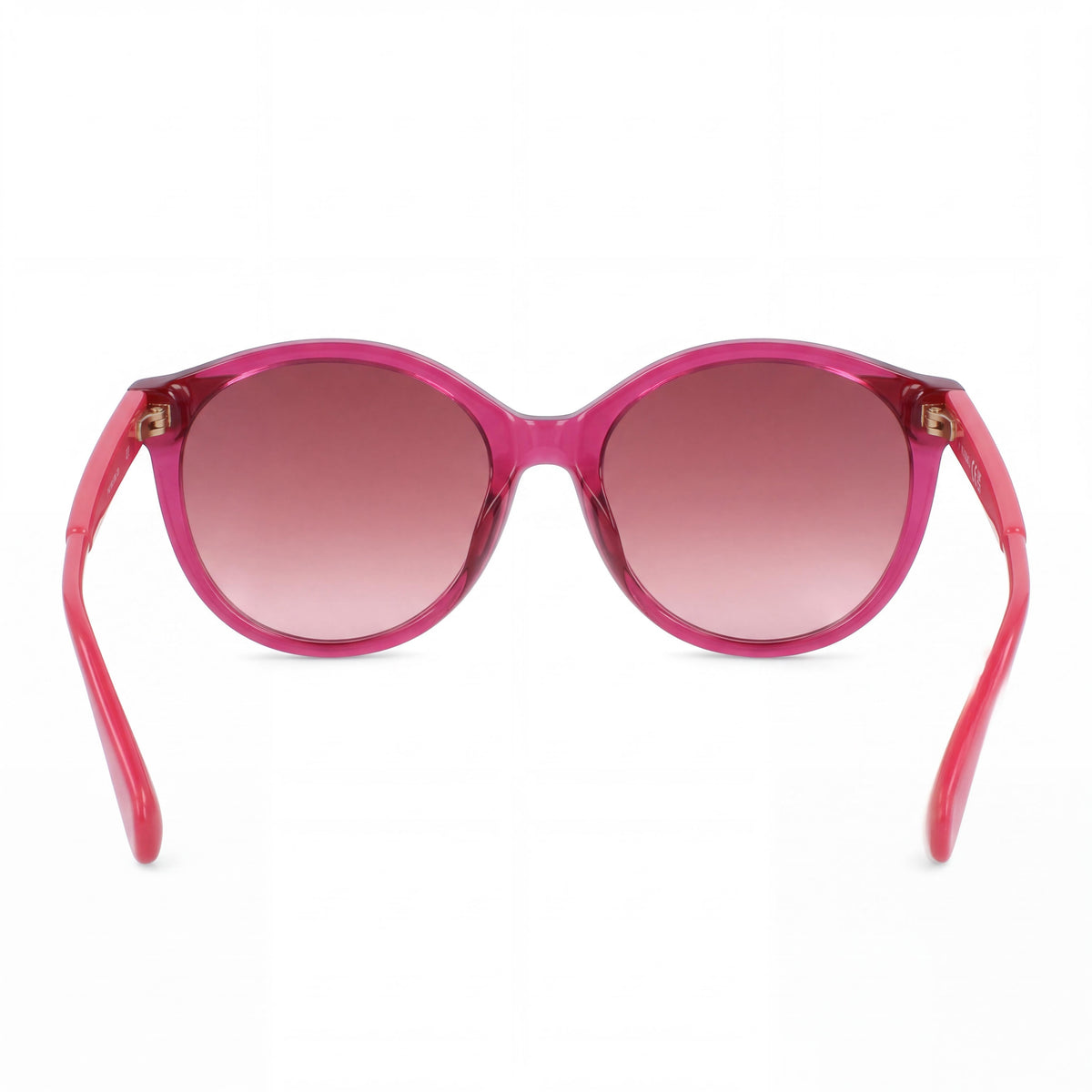 Max & Co. Casual Women's Shiny Fuchsia INJECTED Frame Sunglasses, Gradient Violet Lenses, UV Protection, Size 55, Photo 3