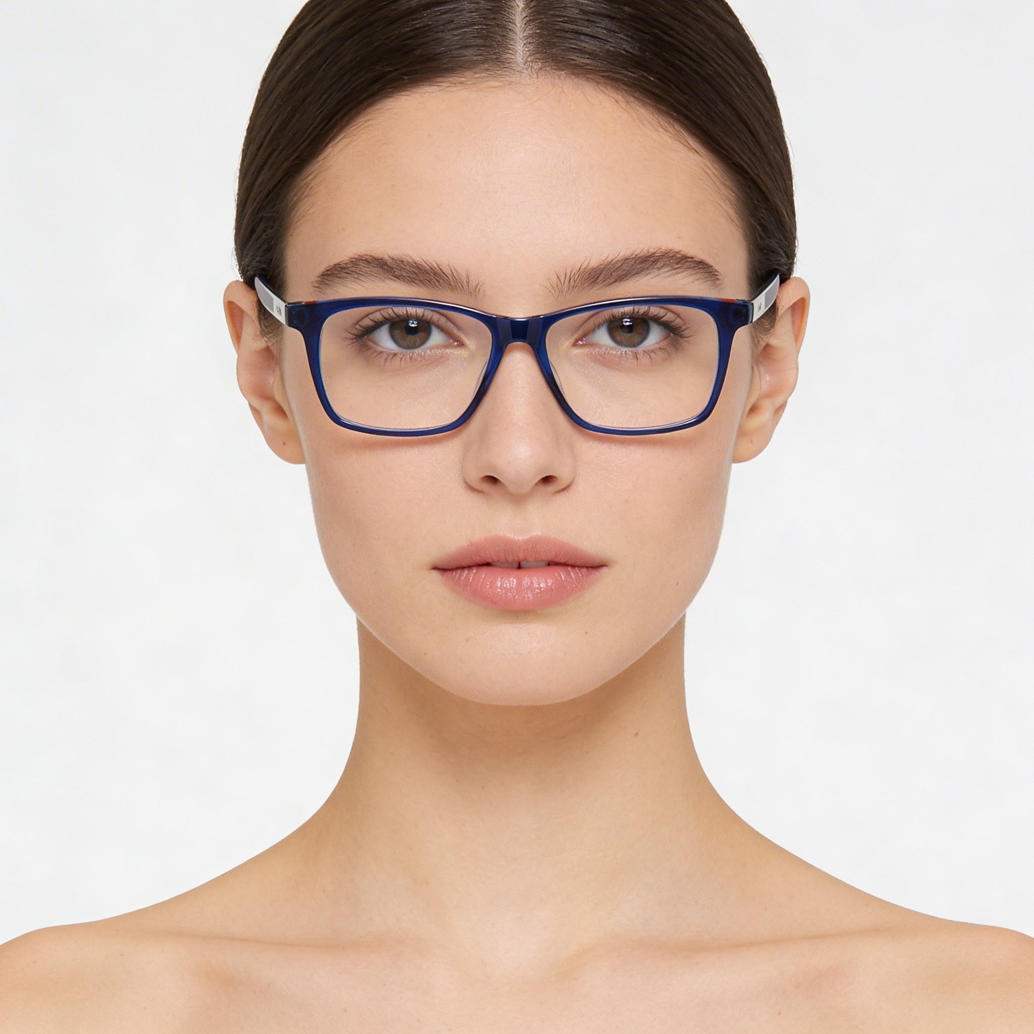 Gafas de Sol HUGO Modern de Mujer, Montura Azul Celeste de Acetato con Lentes de Policarbonato, Ancho de Lente 55 mm, Photo 4