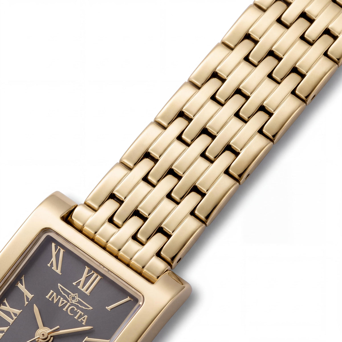 Invicta Angel 49076 Women's Gold 19mm Stainless Steel Bracelet Watch Grey Dial, Photo 3