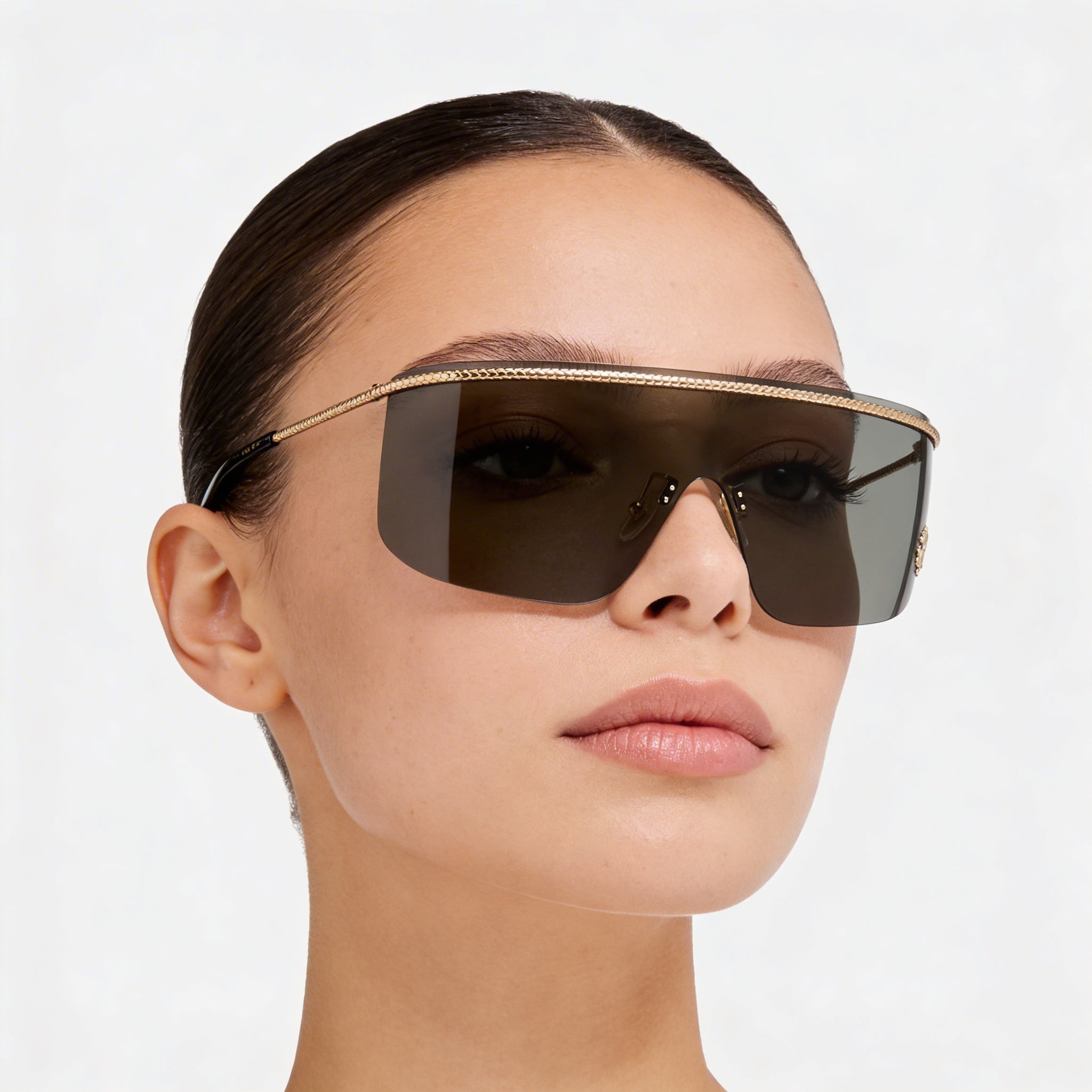 Roberto Cavalli Modern Women's Metal Shiny Rose Gold Sunglasses 99mm, Photo 4