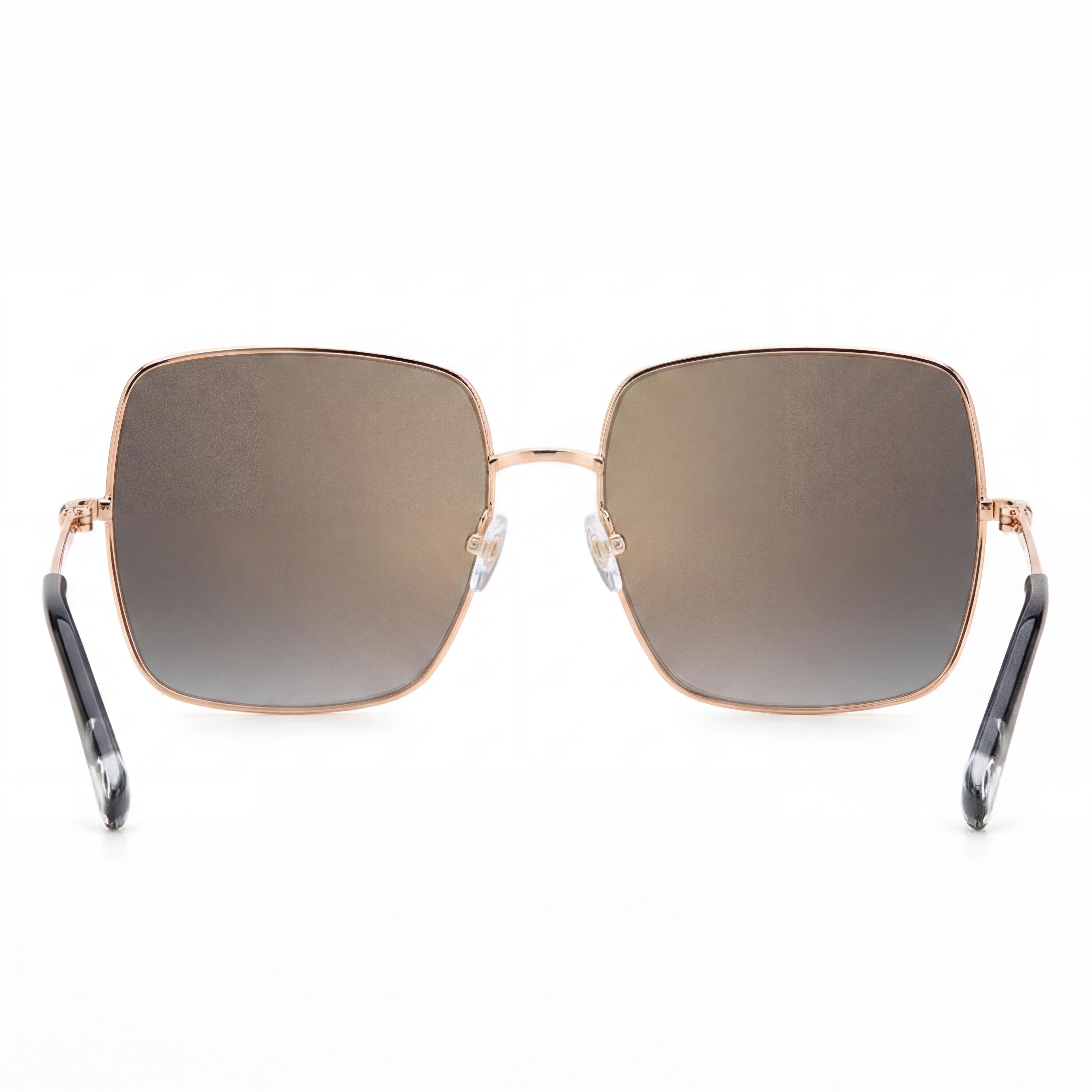 Gafas de sol Missoni Classic Glam de aleación de acero no polarizadas para mujer, 100 % UV, montura gris oro rosa, lentes oro rosa de 58 mm, Photo 4