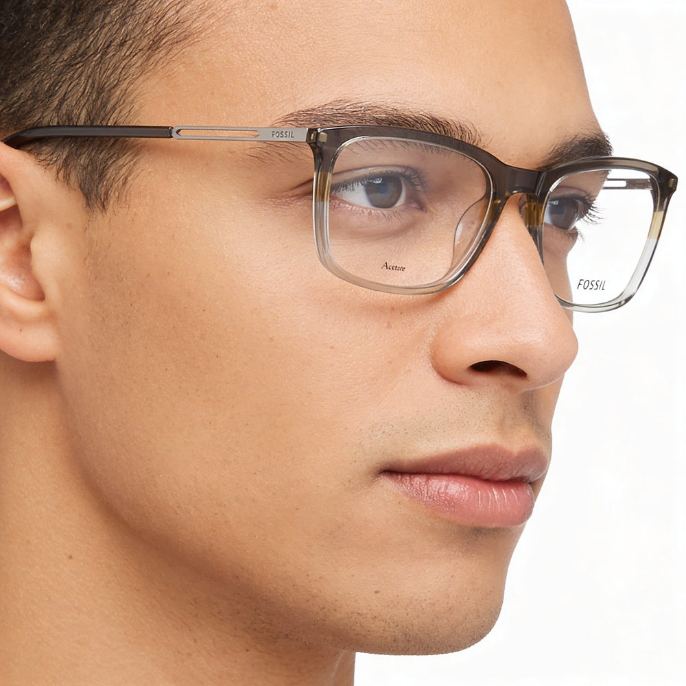 Fossil Fos 7128 Gafas de sol unisex con montura de acetato marrón Ruth de cuerno y lentes de policarbonato, 56 mm