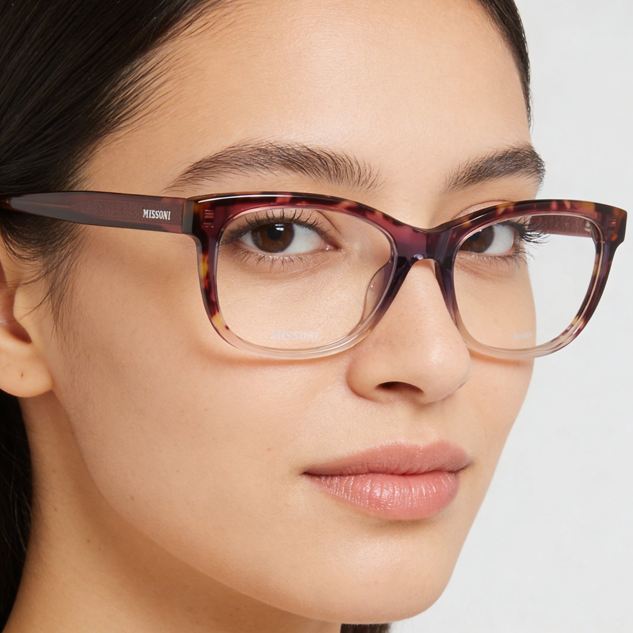 Gafas Missoni Mis 0090 para mujer con montura de acetato negro havana, lentes de policarbonato, 54 mm de ancho de lente, Photo 4