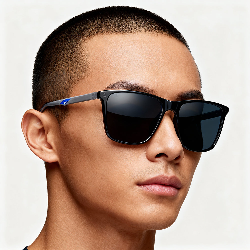 Nike Casual Unisex Stainless Steel Non-Polarized Anthracite Silver Flash Sunglasses 55-17-145