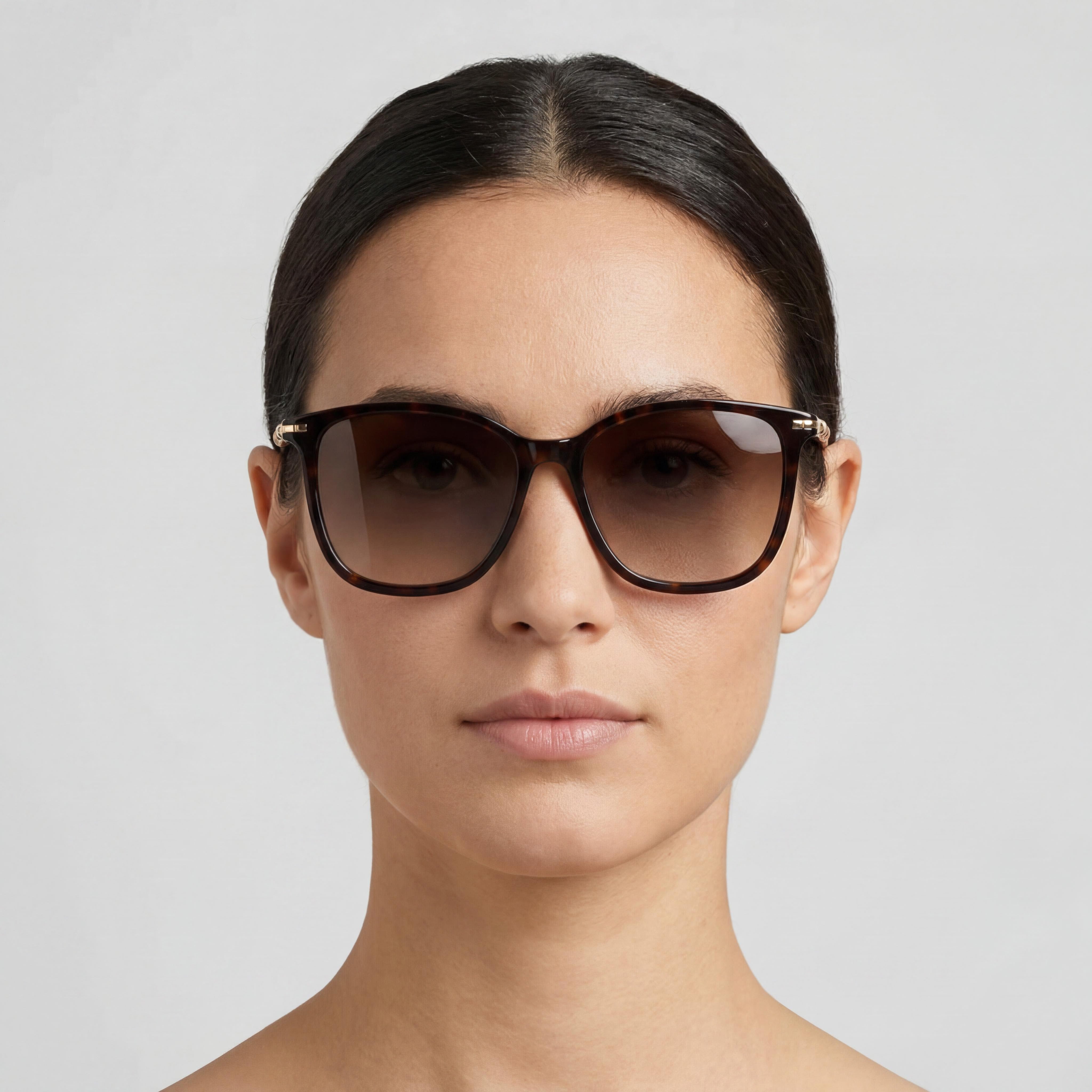 Carolina Herrera Casual Women's Sunglasses, Havana Acetate Frame, Non-Polarized Lenses, UV Protection, 56mm, Photo 4