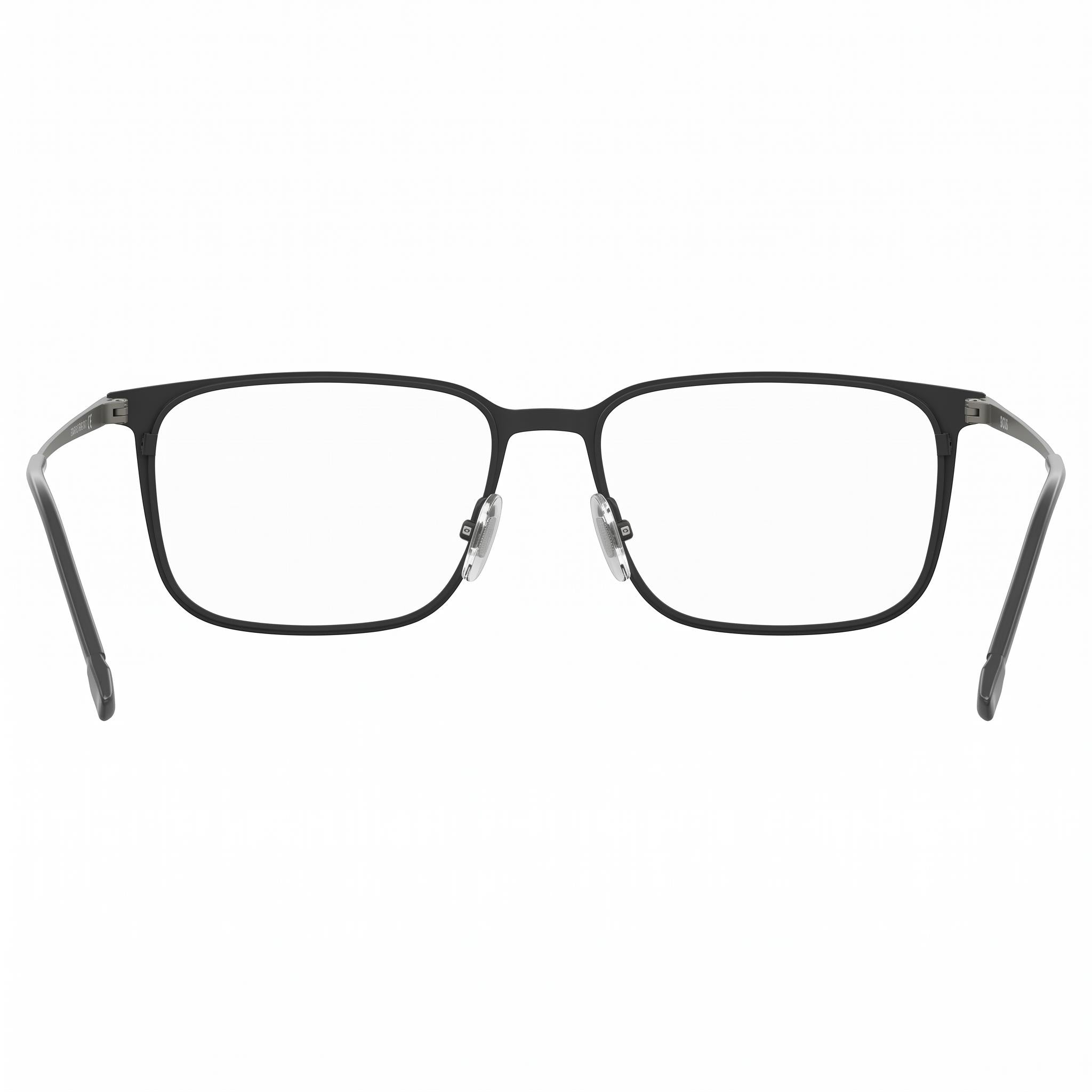 Hugo Boss Modern Eyewear, designed for a Unisex fit, with a Matt Black Titanium Frame and 55mm Lens Width, Photo 4