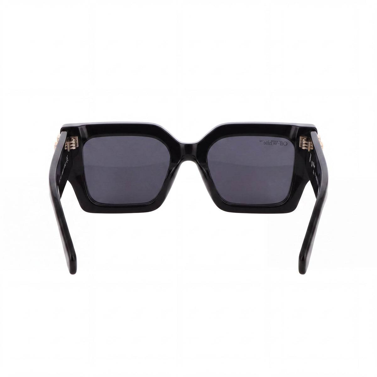 Off-White Catalina Women's Modern Style Acetate UV Protection Sunglasses in Black Dark Grey, Size 51-20-145mm, Photo 2