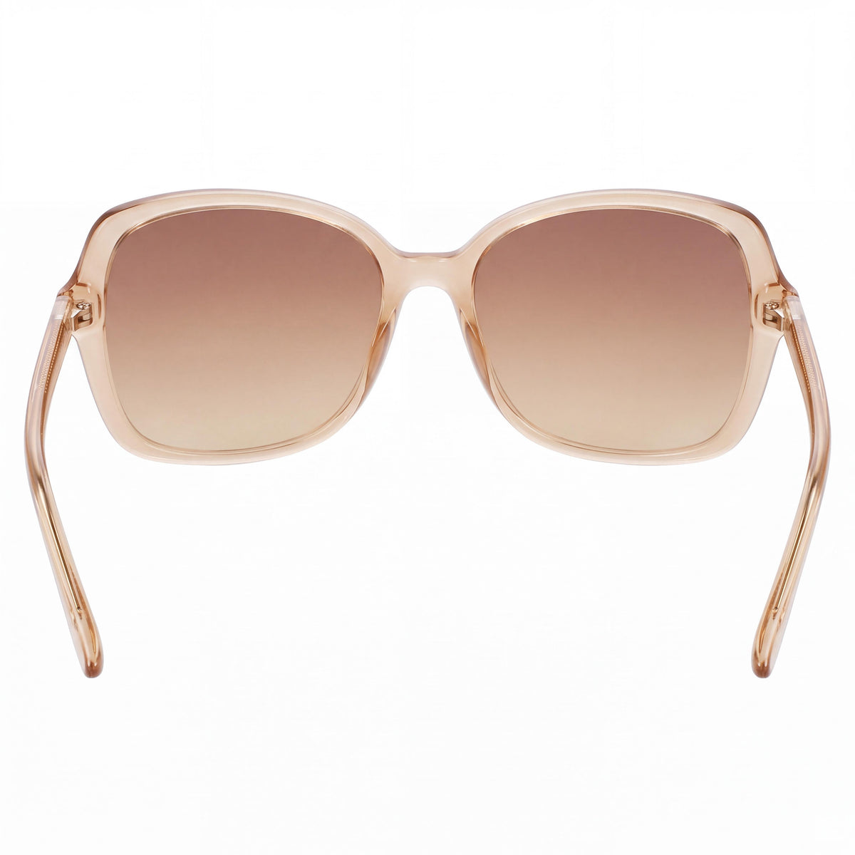 Calvin Klein Beach Pack Collection Ck19561s Unisex Crystal Beige Gradient Brown Recycled Plastic UV Protection Sunglasses 53mm, Photo 4