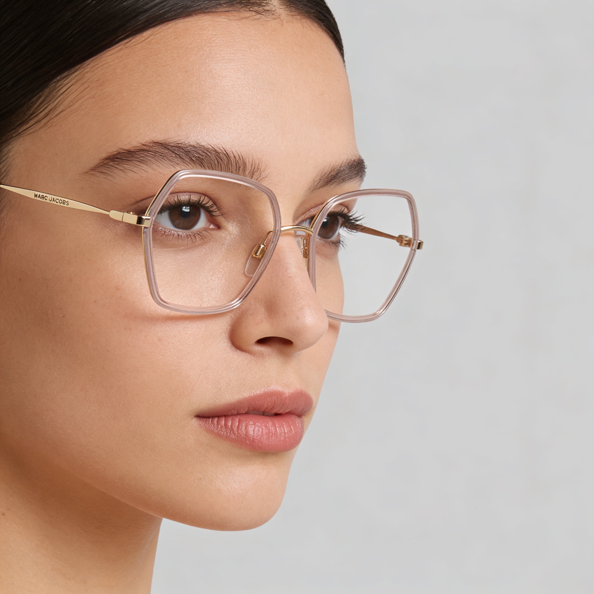 Marc Jacobs Women's Marc 665 Alloy Steel Frame Non Polarized Polycarbonate Optical Glasses 54-18-145, Photo 4