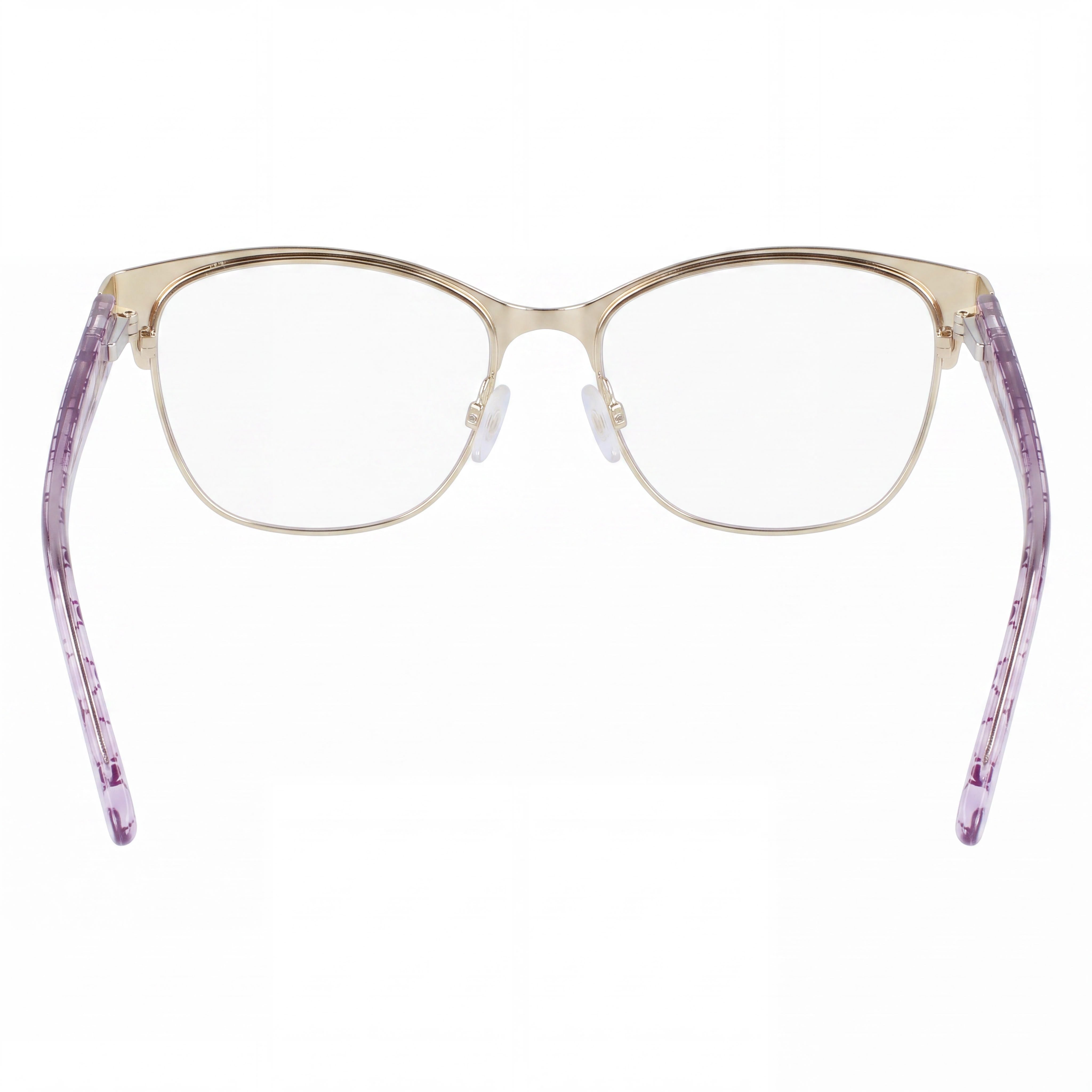 bebe Bb5196 Men's Metal Eyeglasses Frames for Lenses in Plum, Lens Width 52mm, Bridge 16mm, Temple 135mm, Photo 4