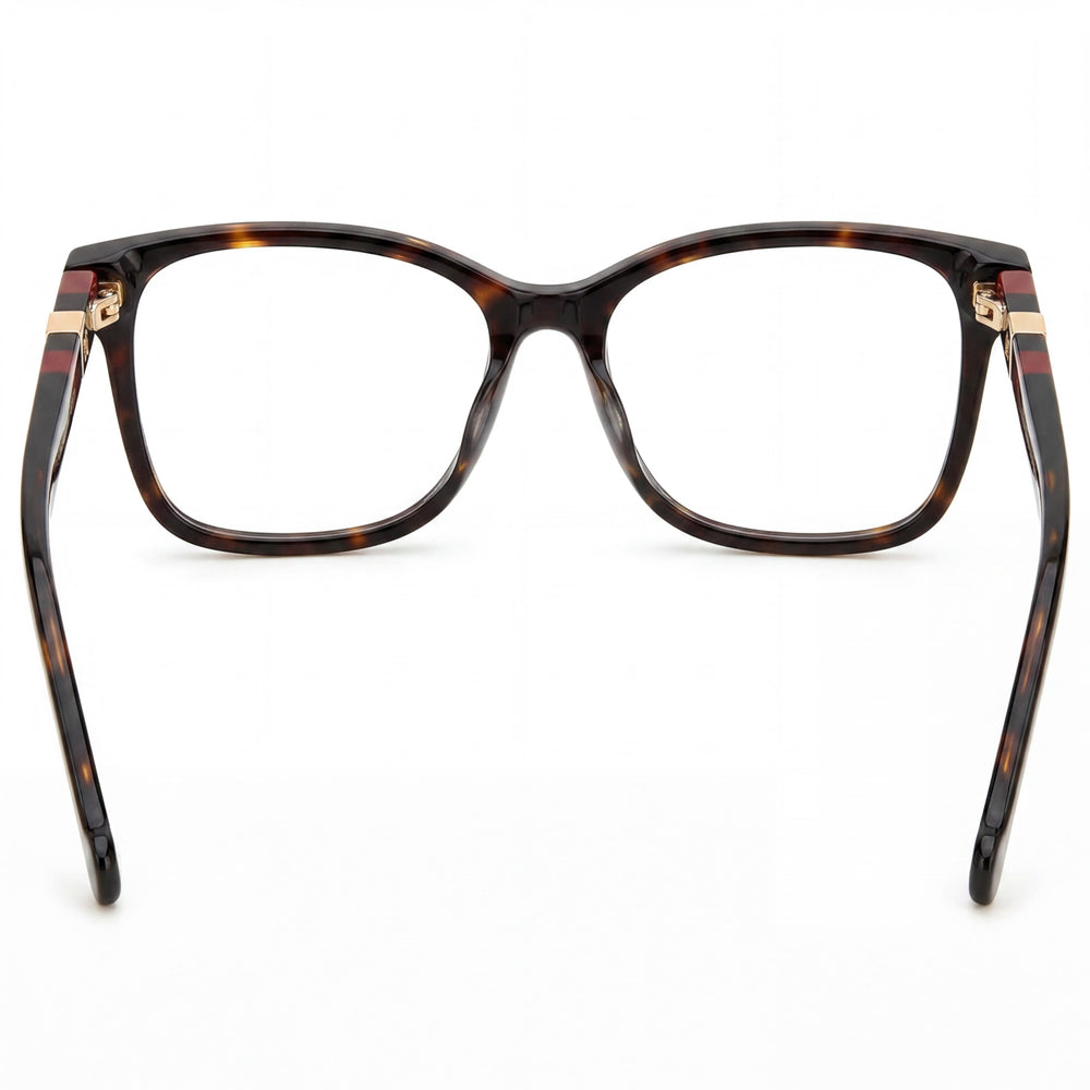 Carolina Herrera Her 0108 Modern Style Women's Acetate Frame glasses with Havana Red Polycarbonate Lenses 54mm
