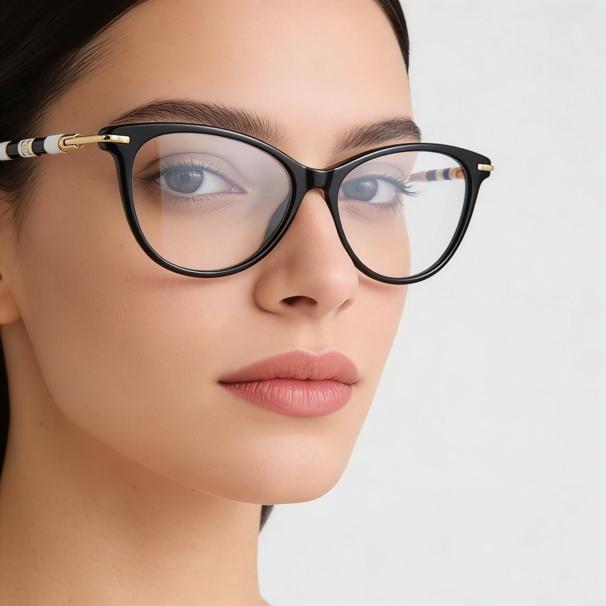 Gafas de sol Carolina Herrera para mujer, modernas, con montura de acetato negro y lentes de policarbonato, tamaño 55-15-145mm, Photo 5