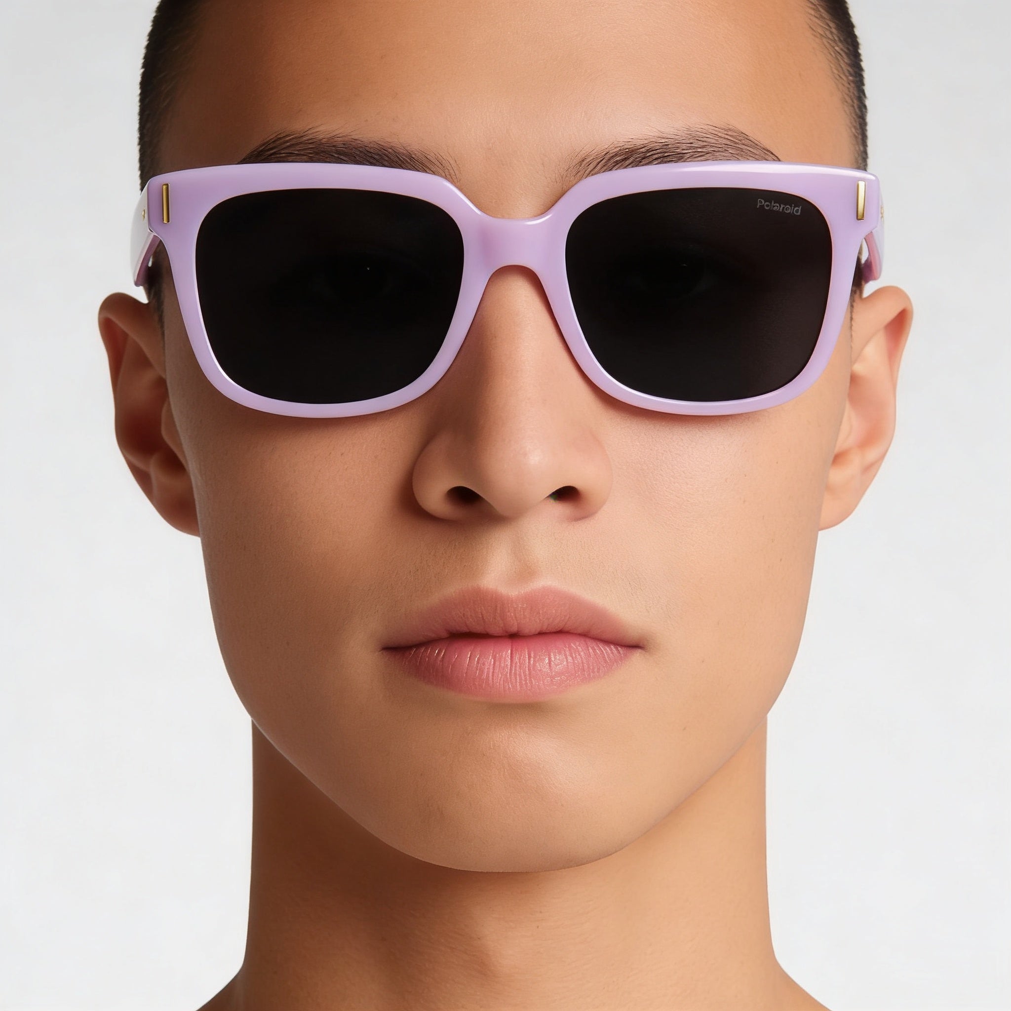 Gafas de sol Polaroid PLD 6191/S unisex, estilo casual, color lila, con montura de policarbonato gris, polarizadas y con protección UV, 54 mm, Photo 4