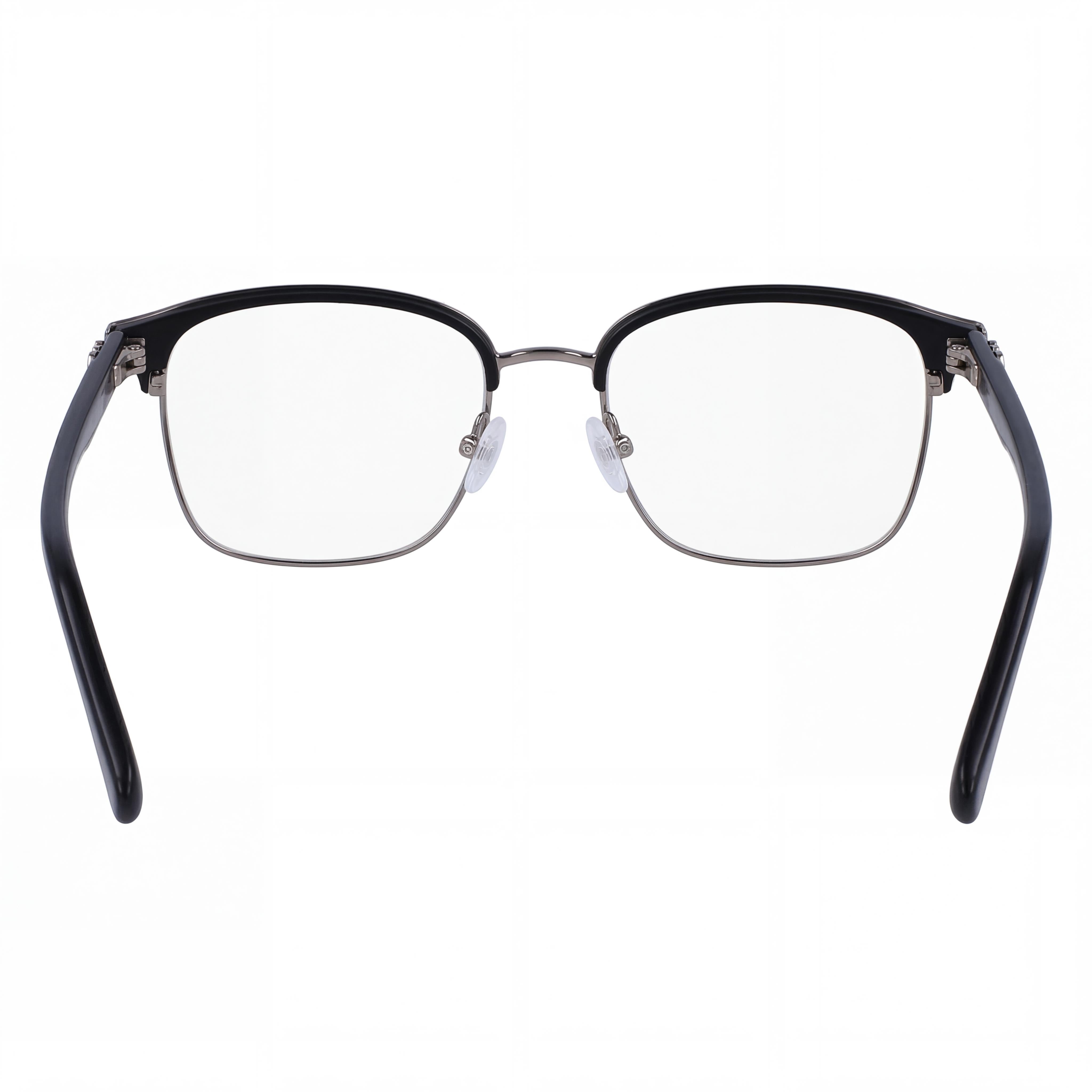 Salvatore Ferragamo SF2225 Modern Rectangular Alloy Steel Unisex Eyeglasses Ruthenium Black 53mm, Photo 3
