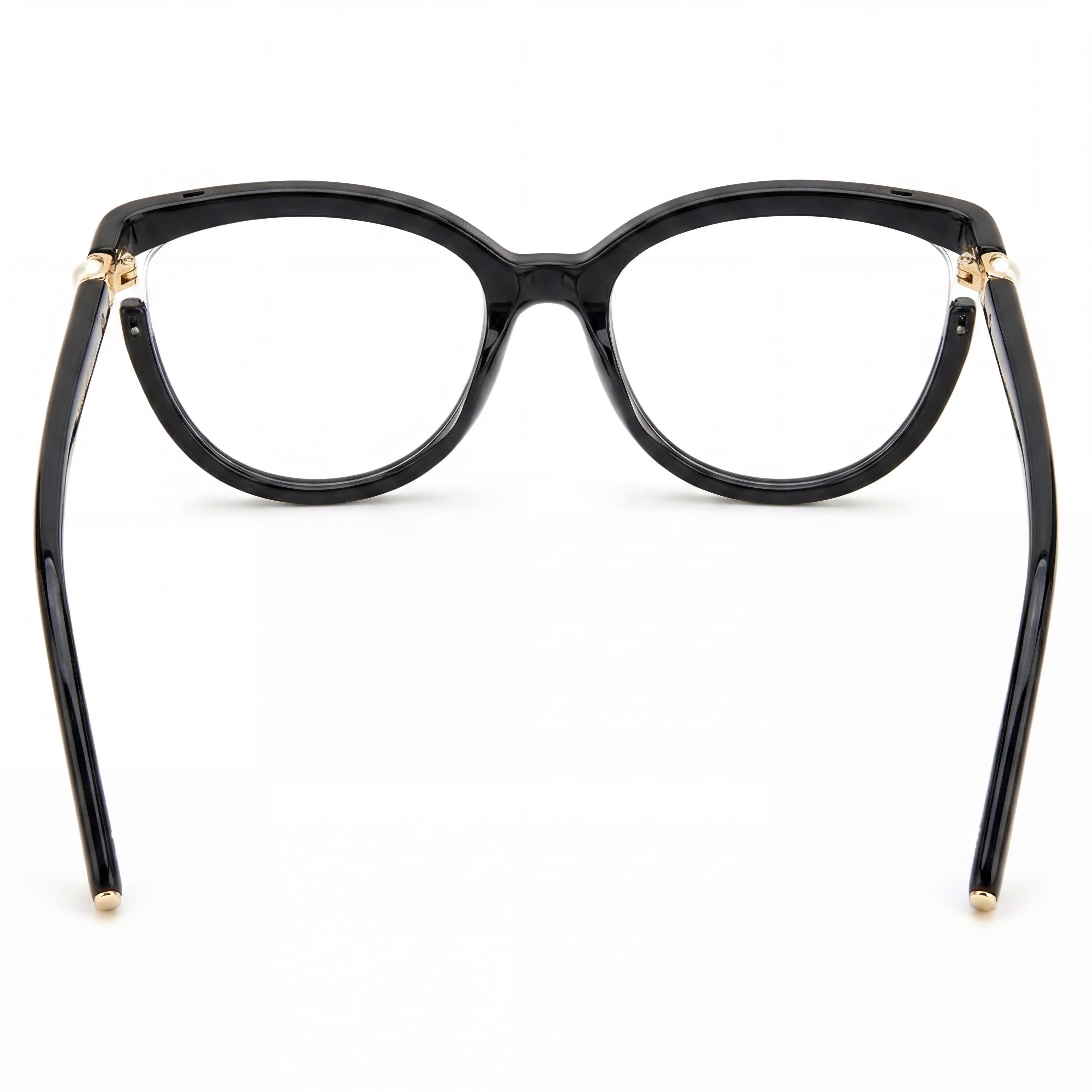 Carolina Herrera Casual Women's Transparent Black Polyamide Frame Eyewear with Black Lenses 55-18-140mm, Photo 4