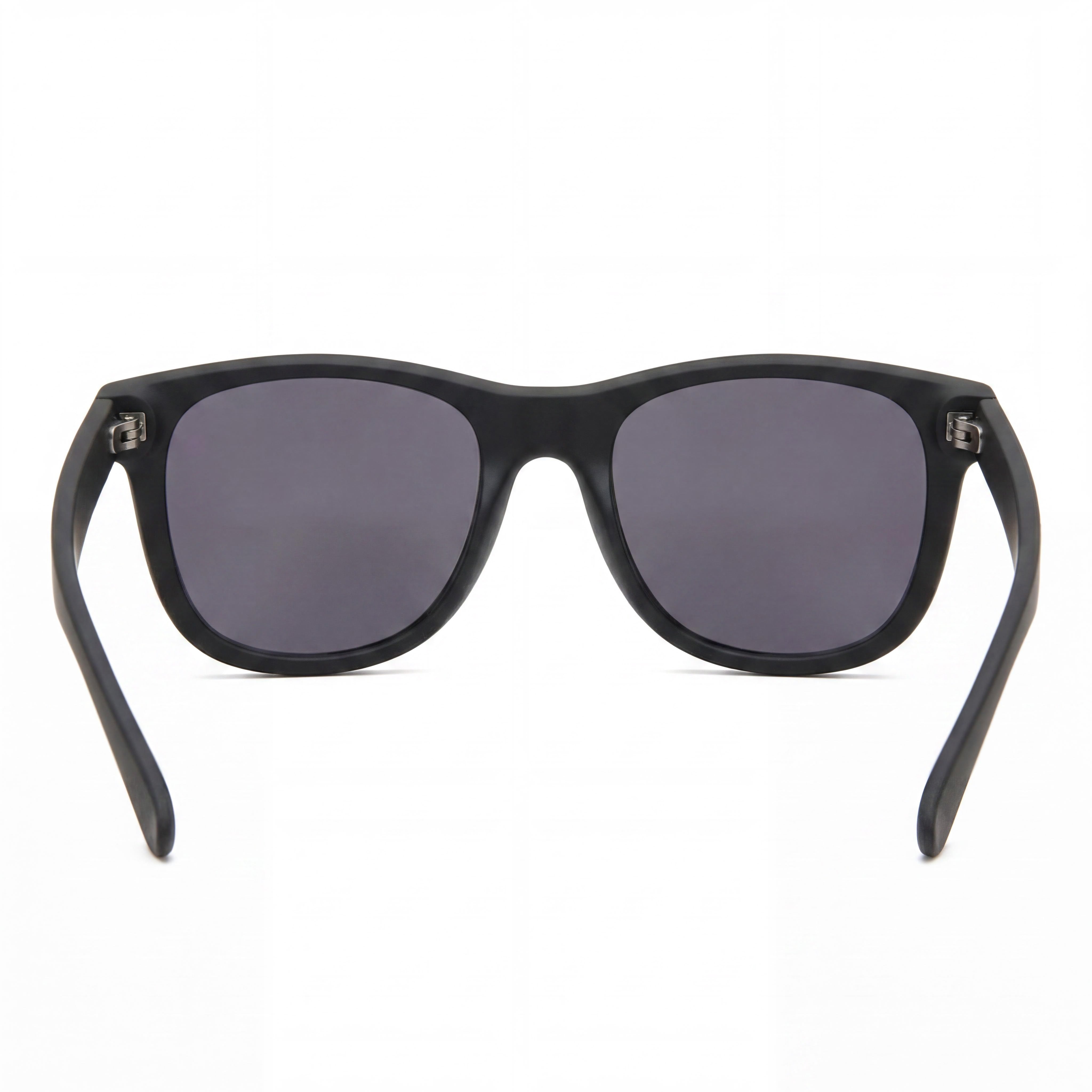 Gafas de sol Lacoste Classic unisex con montura de plástico negro mate, lentes negras y protección UV de 54 mm, Photo 4