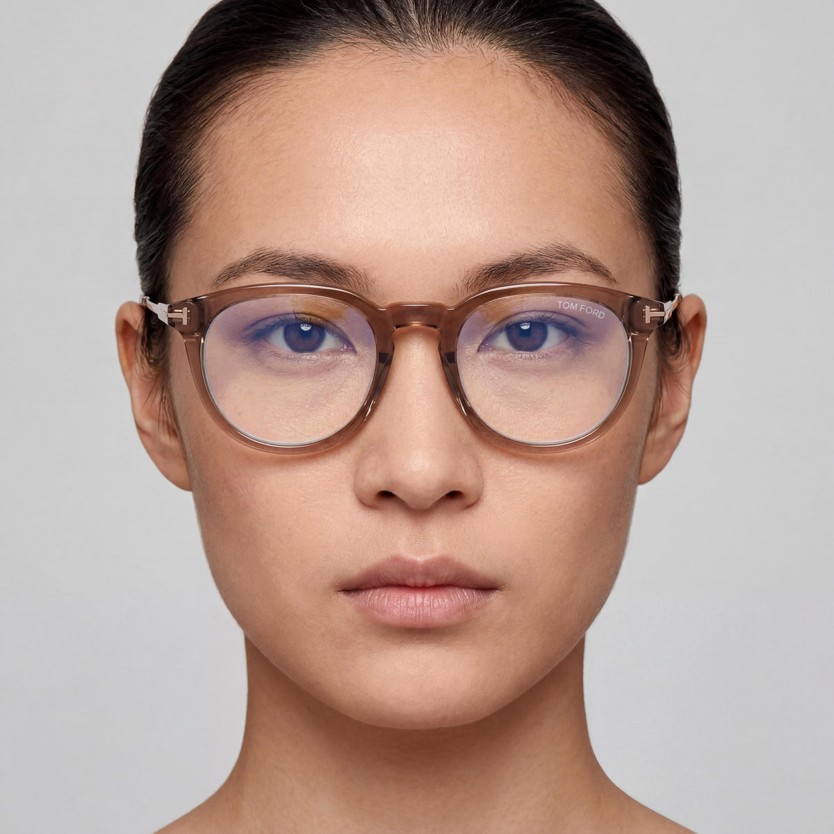 Montura óptica unisex marrón Tom Ford, Photo 3
