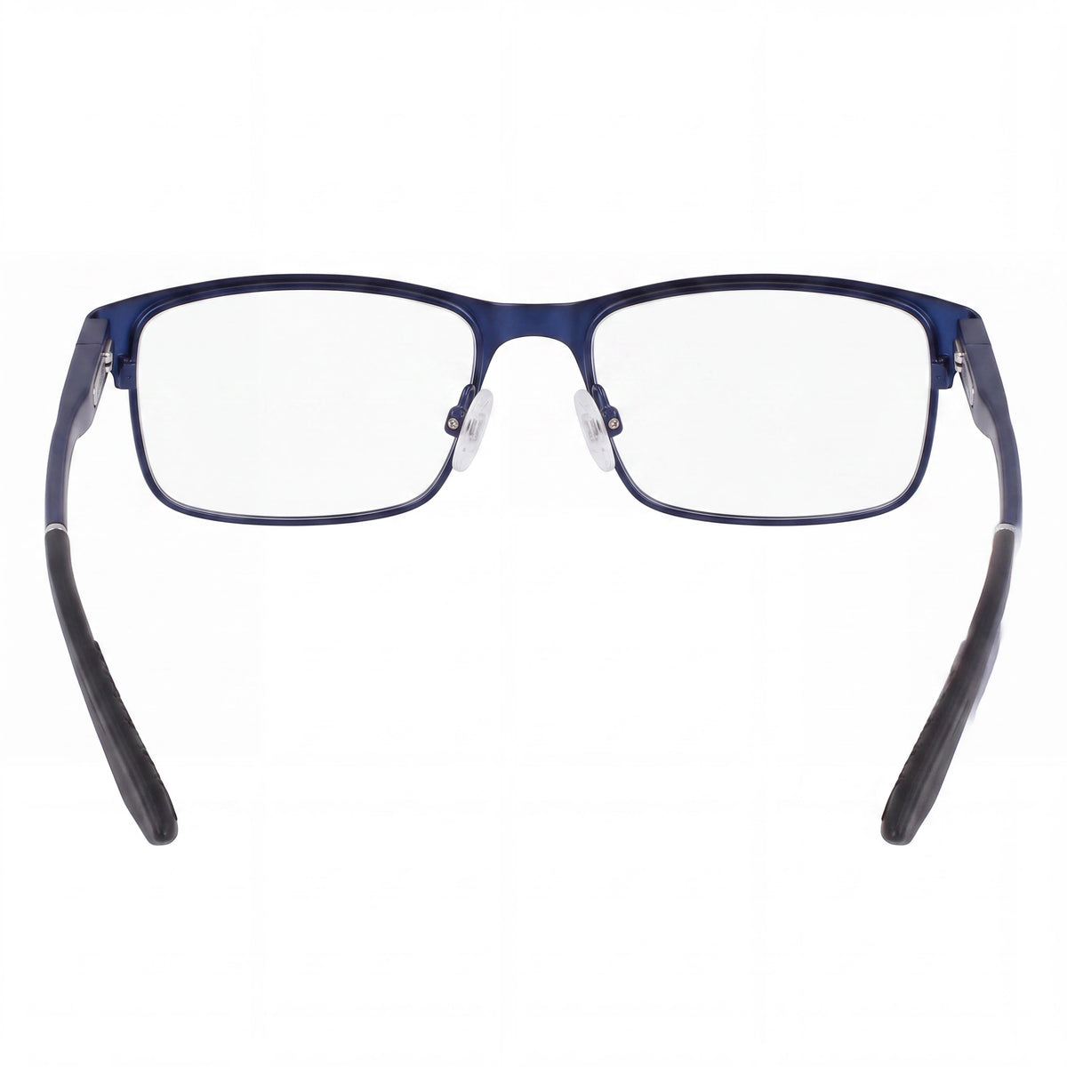 Gafas Unisex Nike 8046 con Montura Metálica Estilo Moderno y Lentes de Policarbonato, Azul Marino Satinado/Negro 54mm, Photo 4