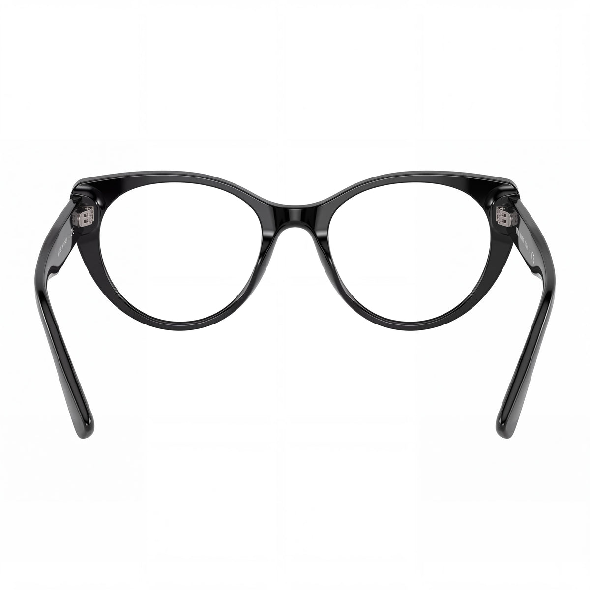 Gafas Miu Miu 6tv para hombre con montura de acetato negra y lentes transparentes de policarbonato 48-18-140, Photo 3