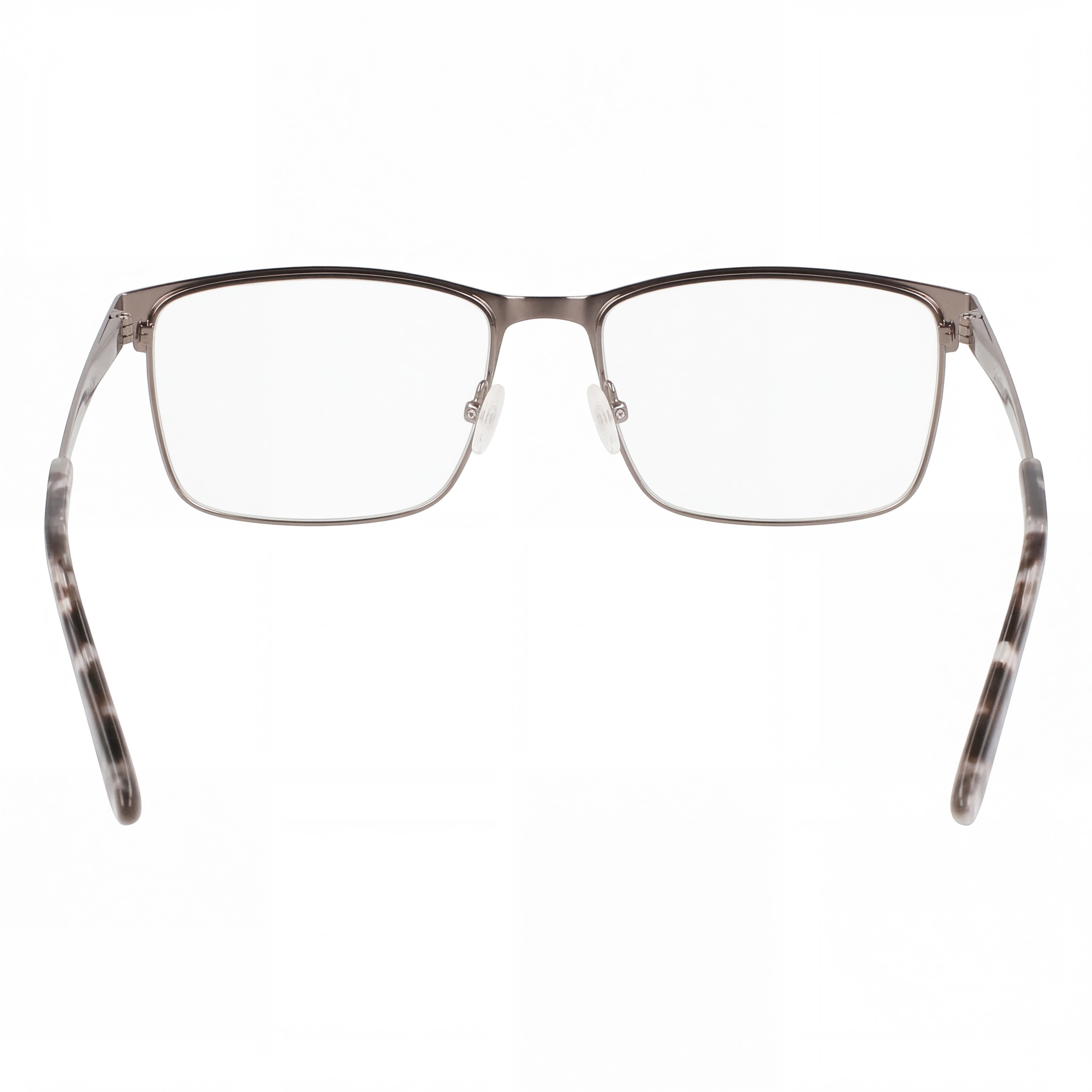 Calvin Klein Ck22102 Unisex Metal Rectangle Eyeglasses Black Gun Metal 57mm, Photo 3