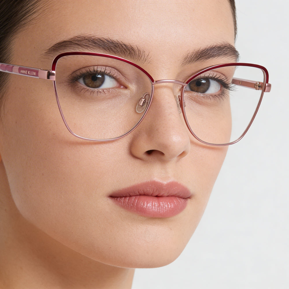 Gafas Anne Klein de oro rosa para mujer