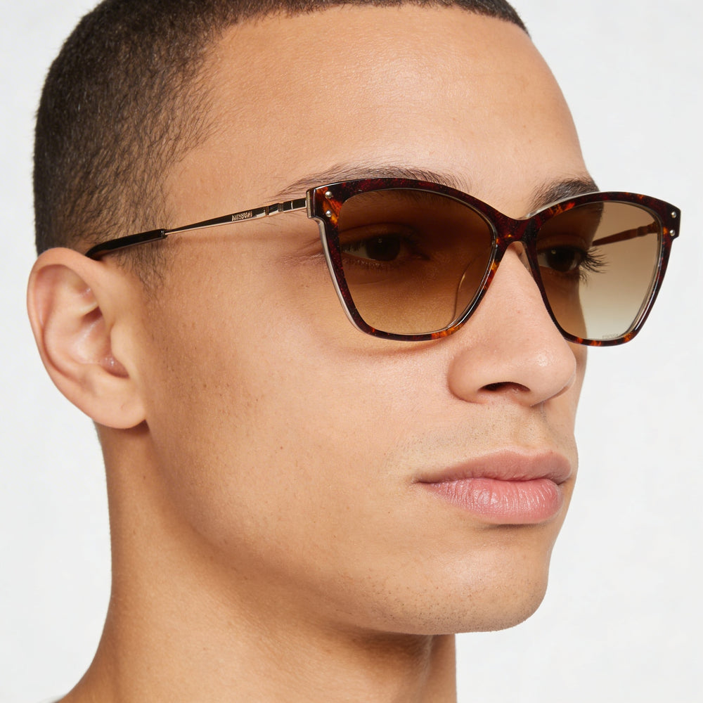 Gafas de sol informales para hombre Missoni MIS 0003/S 203105 con montura y lentes de PMMA ecológico, no polarizadas, 56 mm