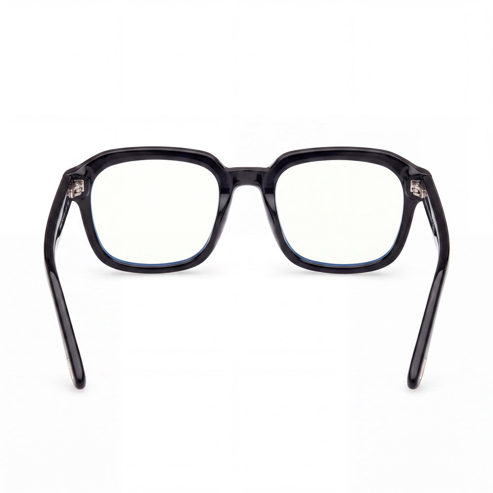 Marcolin Ft6060-b Unisex Shiny Black Blue Filter Plastic Frame Non- Black Lens Eyewear 53-20-145