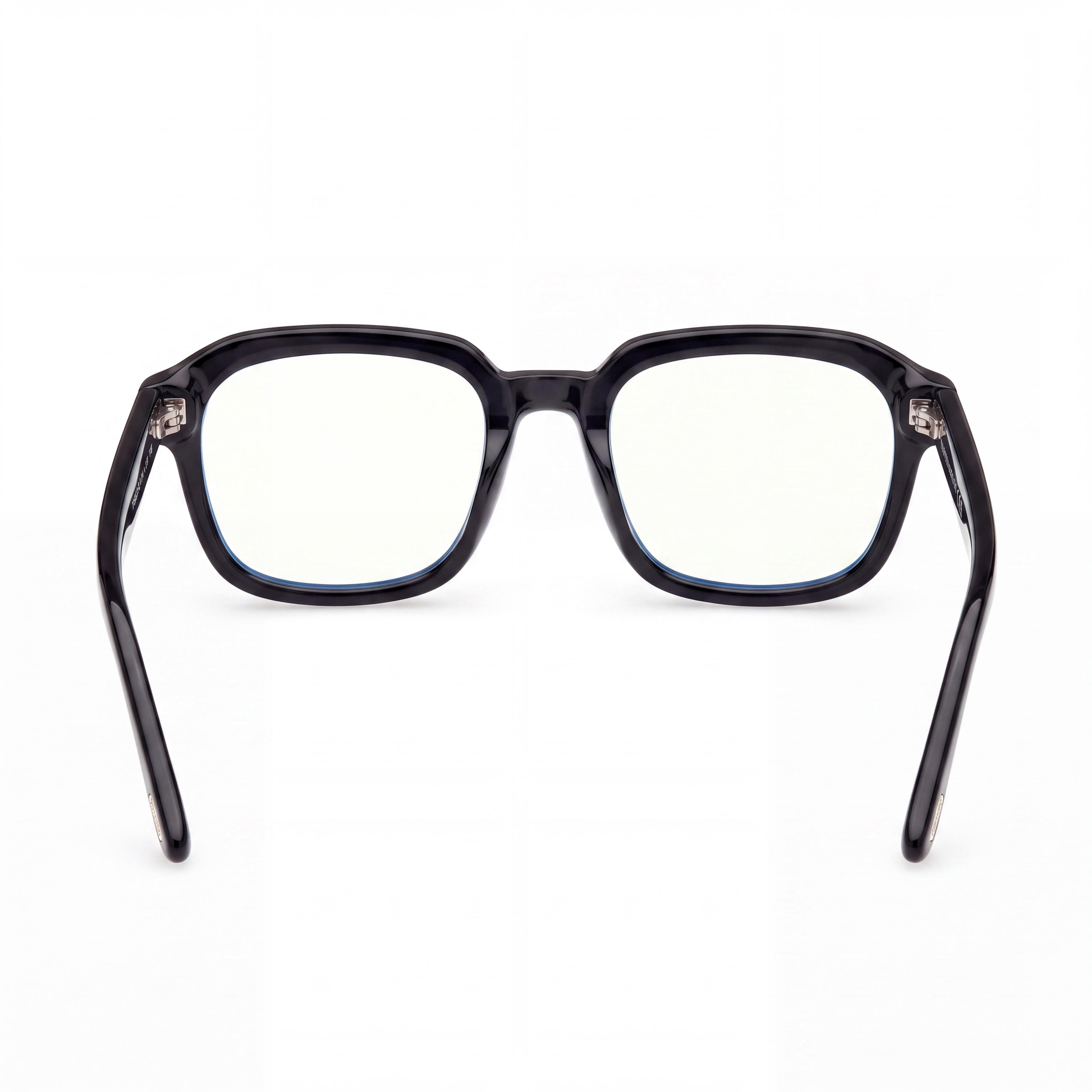Marcolin Ft6060-b Unisex Shiny Black Blue Filter Plastic Frame Non- Black Lens Eyewear 53-20-145, Photo 3