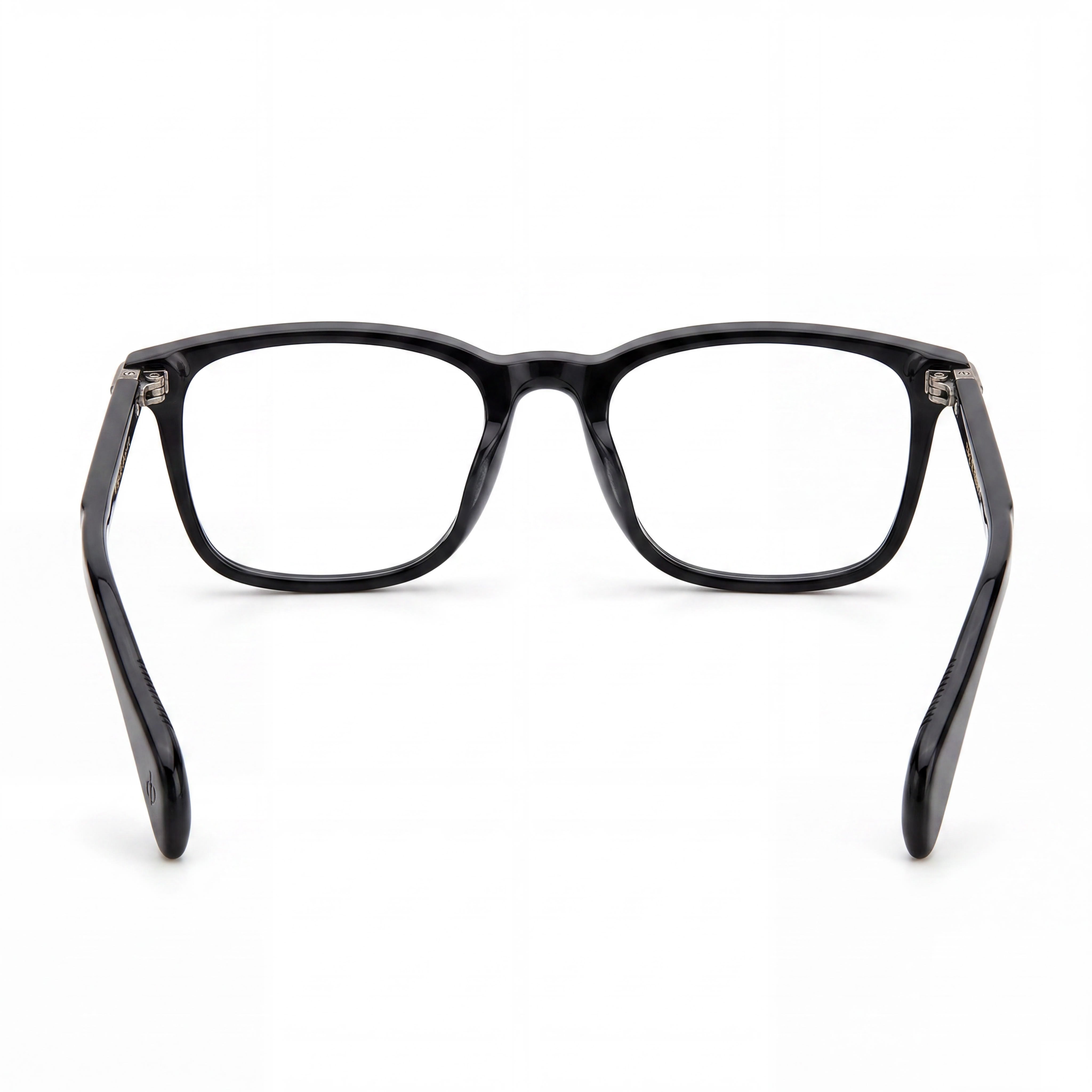 rag & bone Rnb 7016 Unisex Acetate Black Frame Eyewear with Black Polycarbonate Lenses, 53mm Lens Width, Photo 3