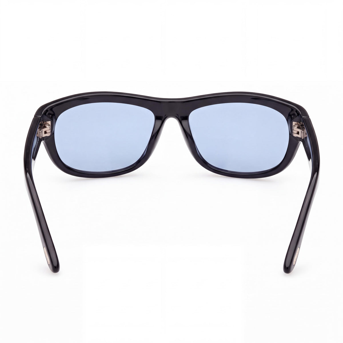 Marcolin Ft1363 Classic Injected Shiny Black Frame, Black Non-Polarized Lenses, Unisex Sunglasses 62mm, Photo 3