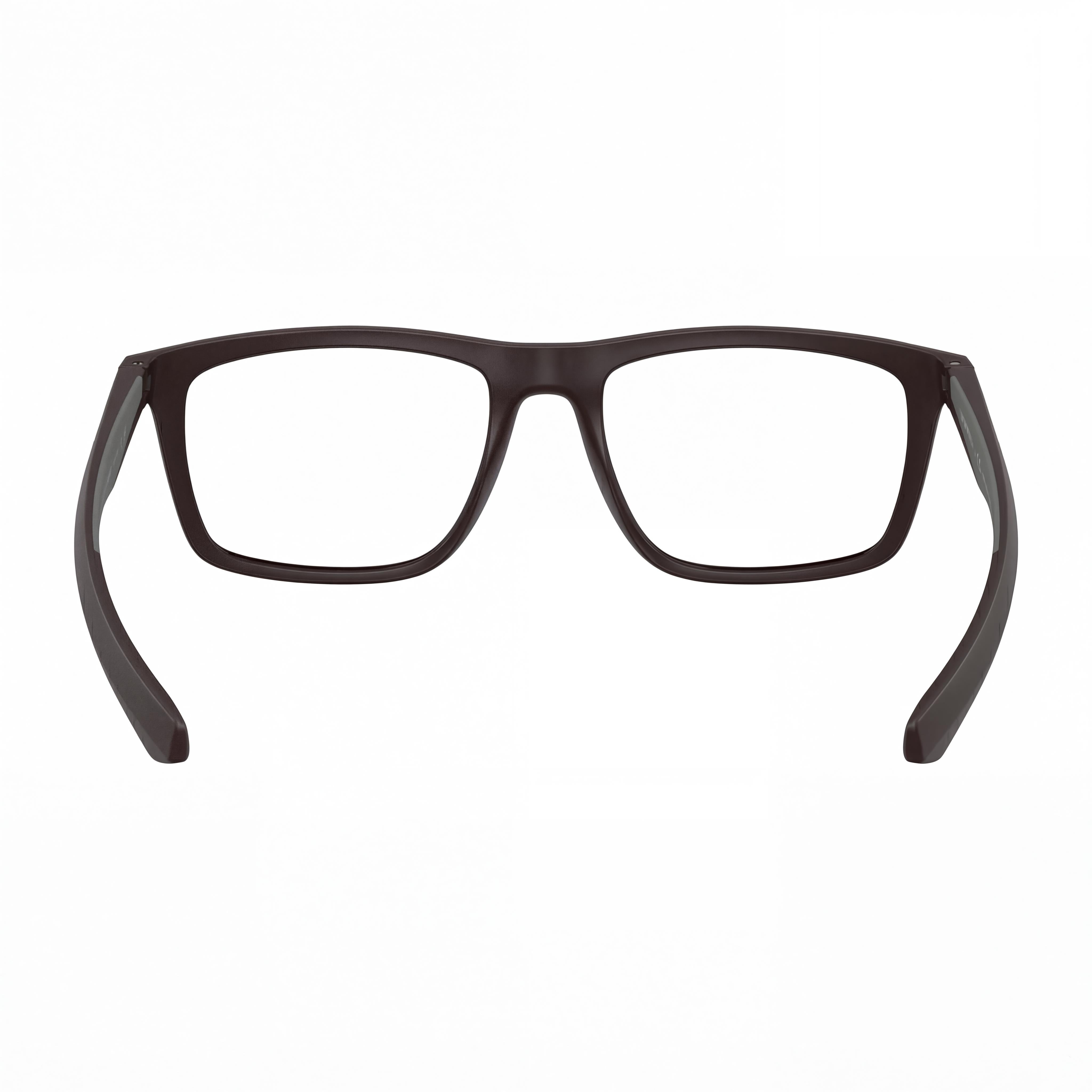 Emporio Armani Ea4235 con clip solar de nailon para mujer, montura de caucho, no polarizadas, marrón mate, lentes gris claro, 53 mm, Photo 3