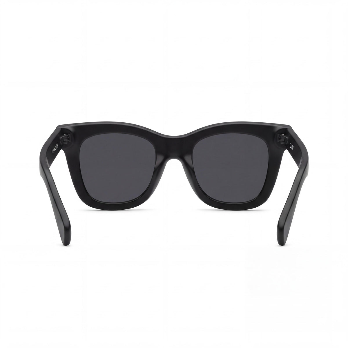 QUAY AUSTRALIA After Hours Women's Modern Black Smoke Polarized Plastic UV Protection Sunglasses 150mm, Photo 3