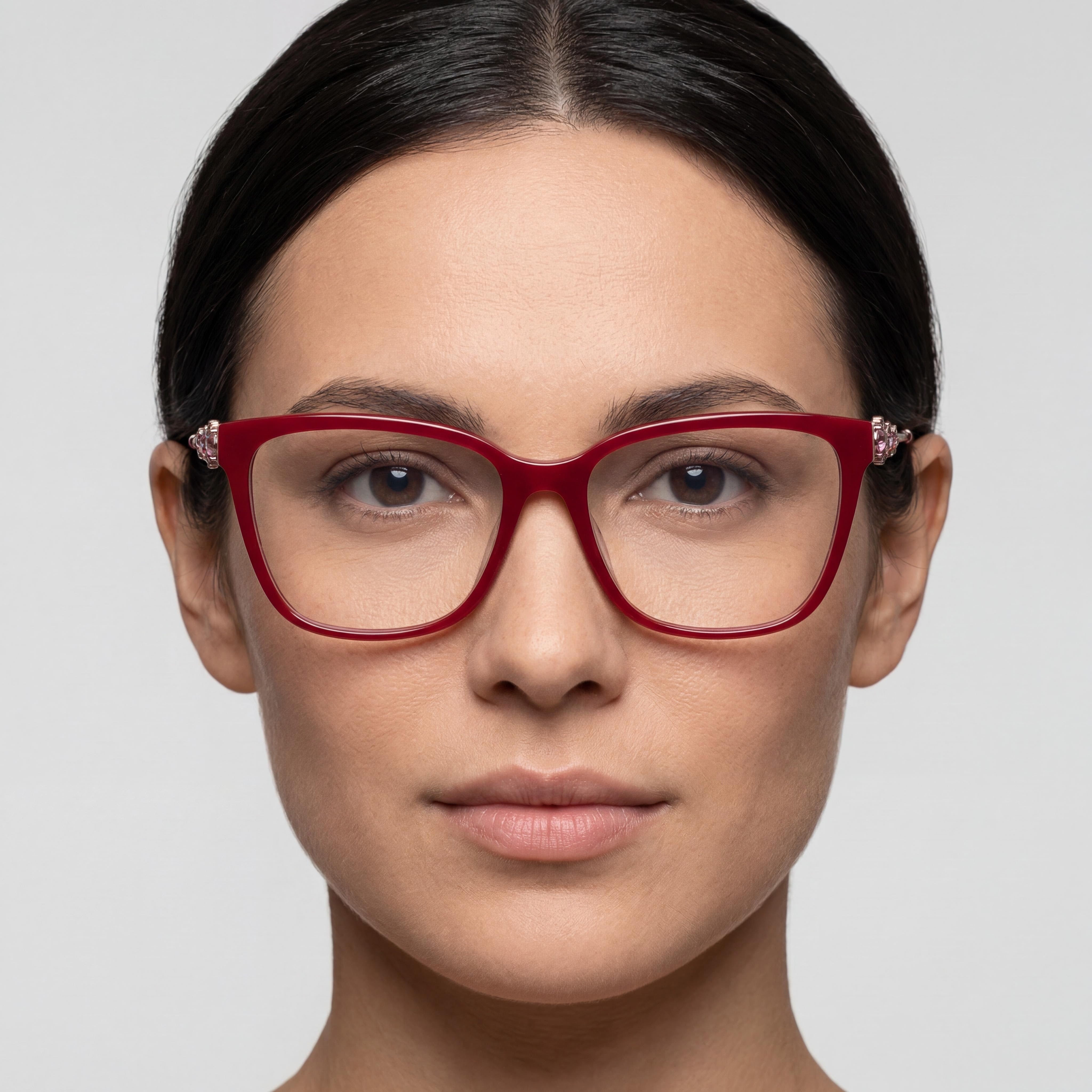 Chopard Casual Women's Eyeglass Frame, Acetate, Burgundy, Lens 55mm, Bridge 16mm, Temple 145mm, Photo 3