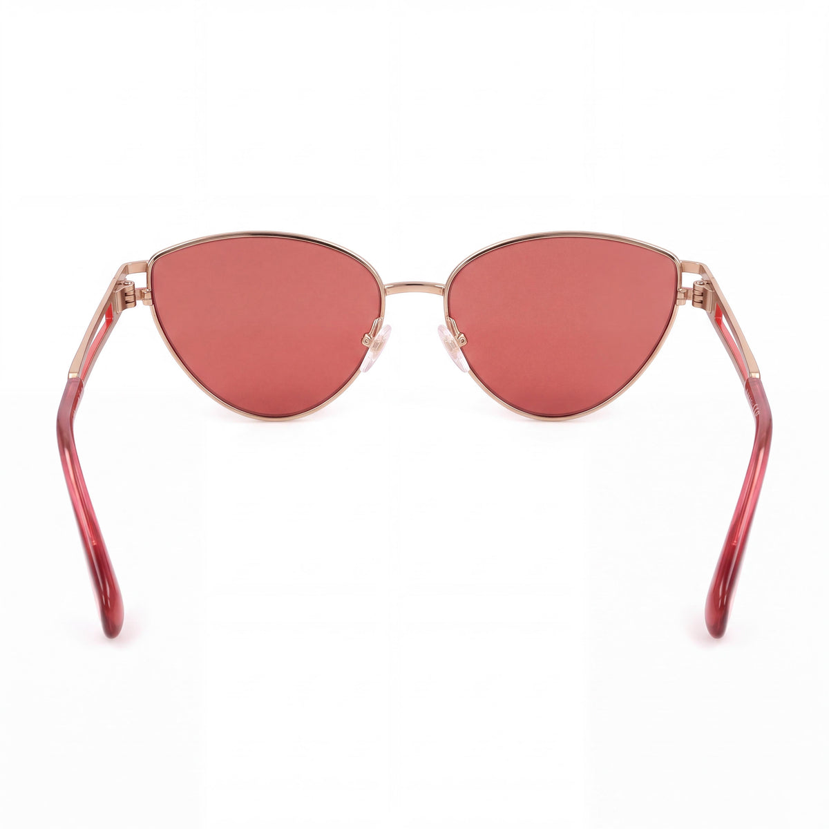Max&Co. Casual Women's Sunglasses, Metal Frame in Rose Gold with Grey Lenses, Size 56-14-140, Photo 4