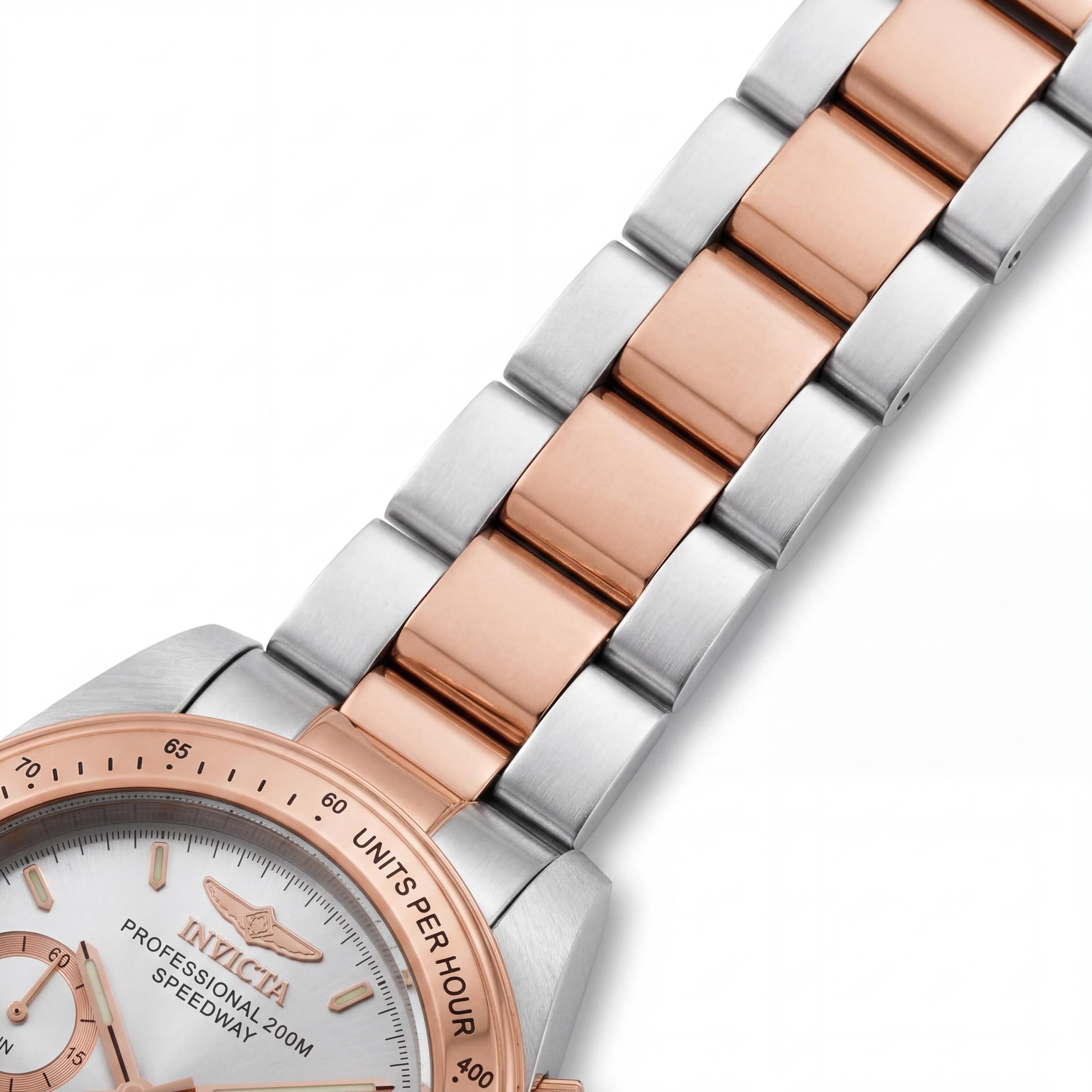 Invicta Speedway 17030 Unisex Chronograph, 39mm Silver Dial, Stainless Steel, 20 ATM Water Resistant, Photo 3