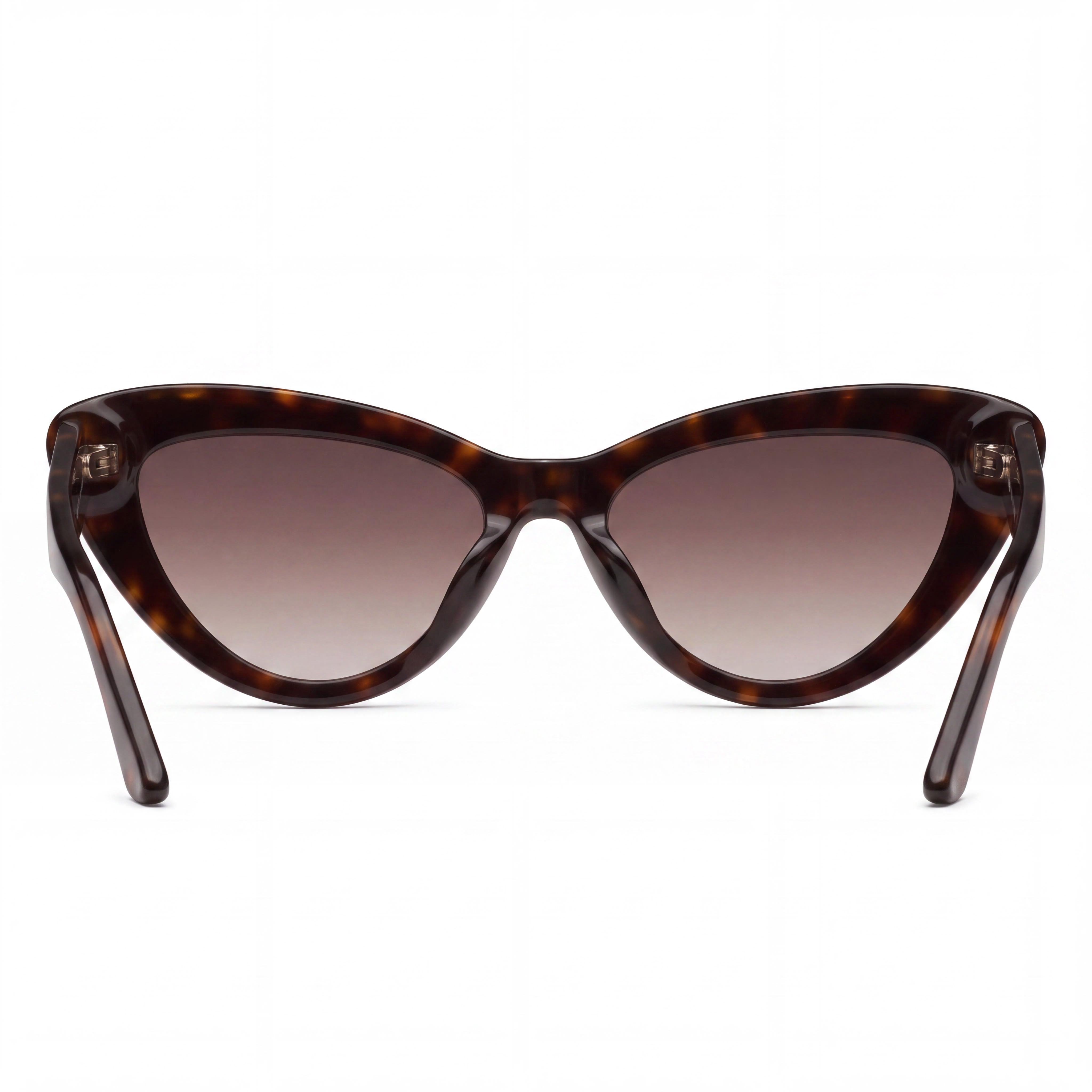 GAFAS DE SOL DE ACETATO OJOS DE GATO TEMPTED para Mujer de QUAY AUSTRALIA, Tortuga Neutro Marrón 67 mm, Protección UV No Polarizadas, Photo 2