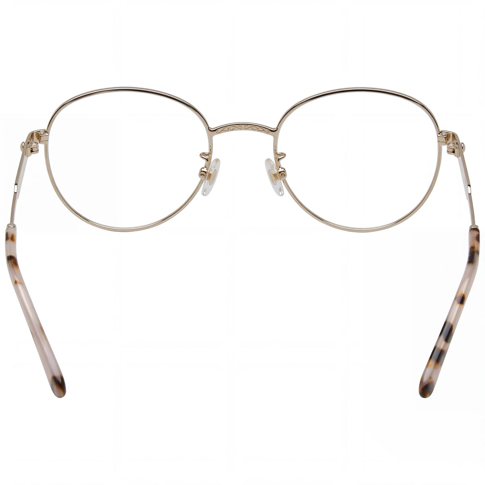 kate spade new york Jalisia/F Gafas de sol para mujer de acero inoxidable, marco dorado, habana rosa, ancho de lente 52 mm