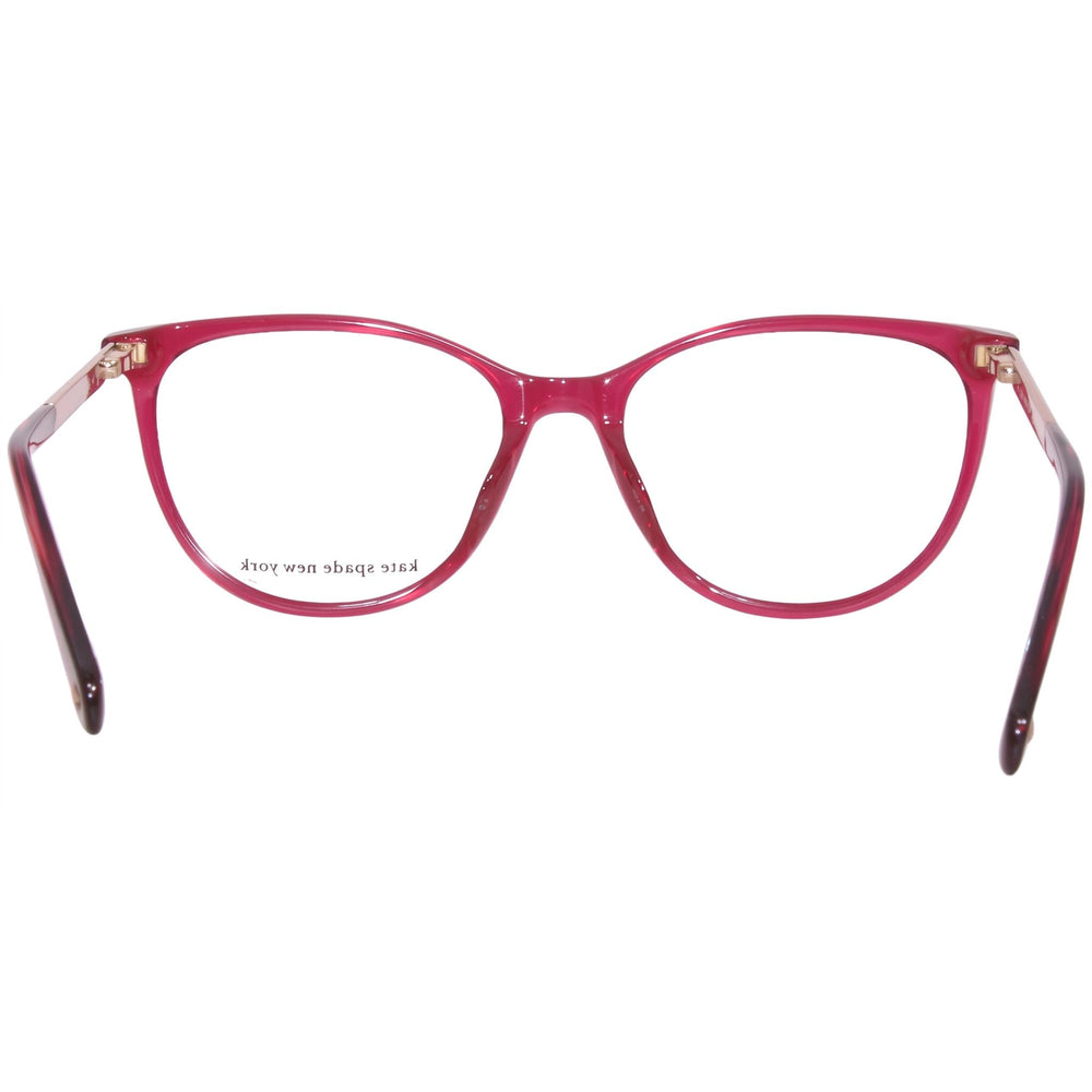 Gafas de sol Kate Spade New York Kimberlee para mujer, montura completa de plástico, cuadradas, color dorado cereza, con detalle en la patilla piramidal, 52 mm