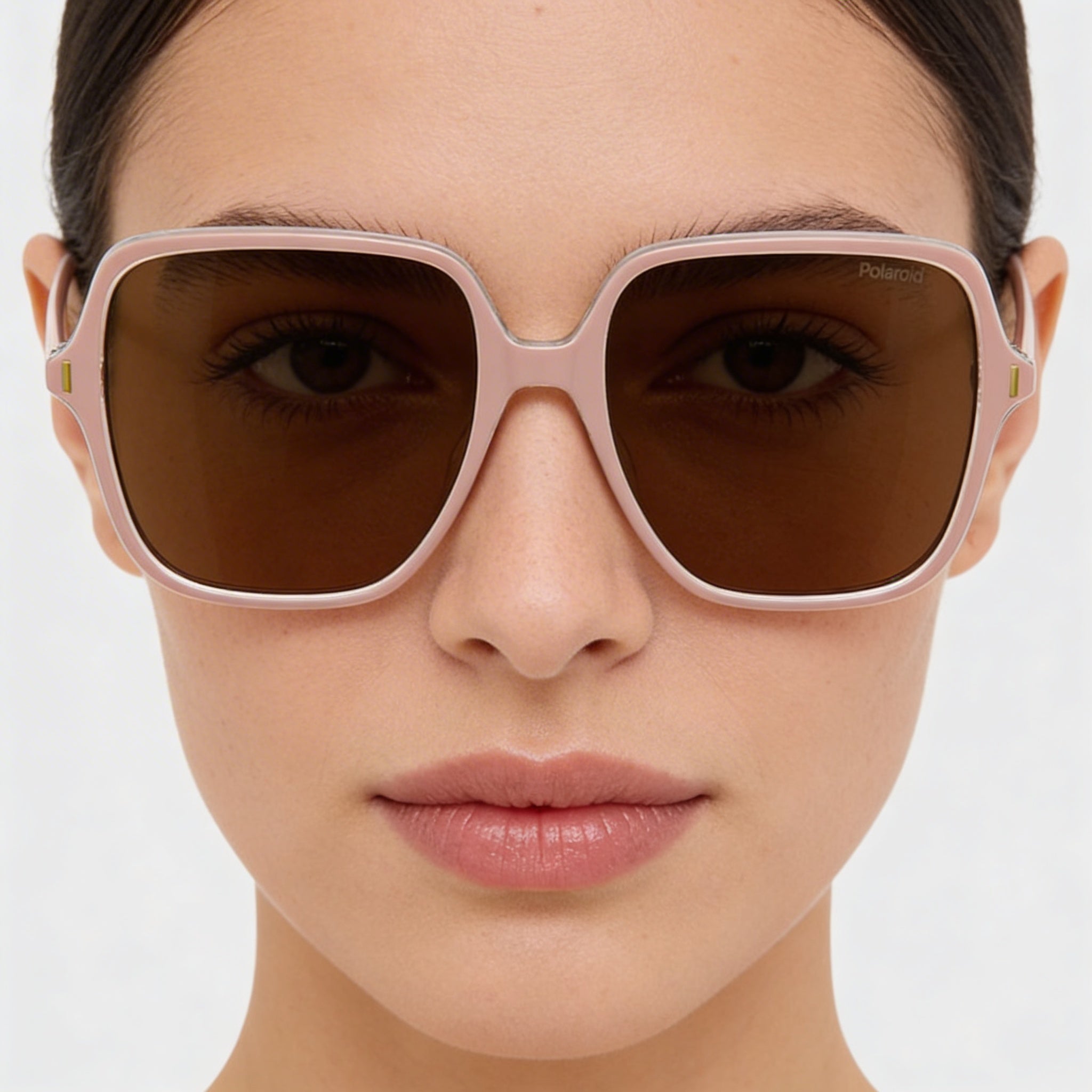Gafas de sol Polaroid informales para mujer, color rosa, de POLICARBONATO ECOLÓGICO, polarizadas, alta protección UV, lentes de bronce, 56 mm, Photo 5