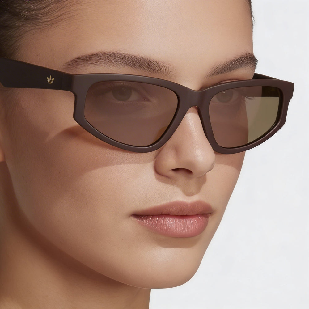 Gafas de Sol Adidas Originals Or0107 Mujer Marrón Oscuro Mate 55-18-135