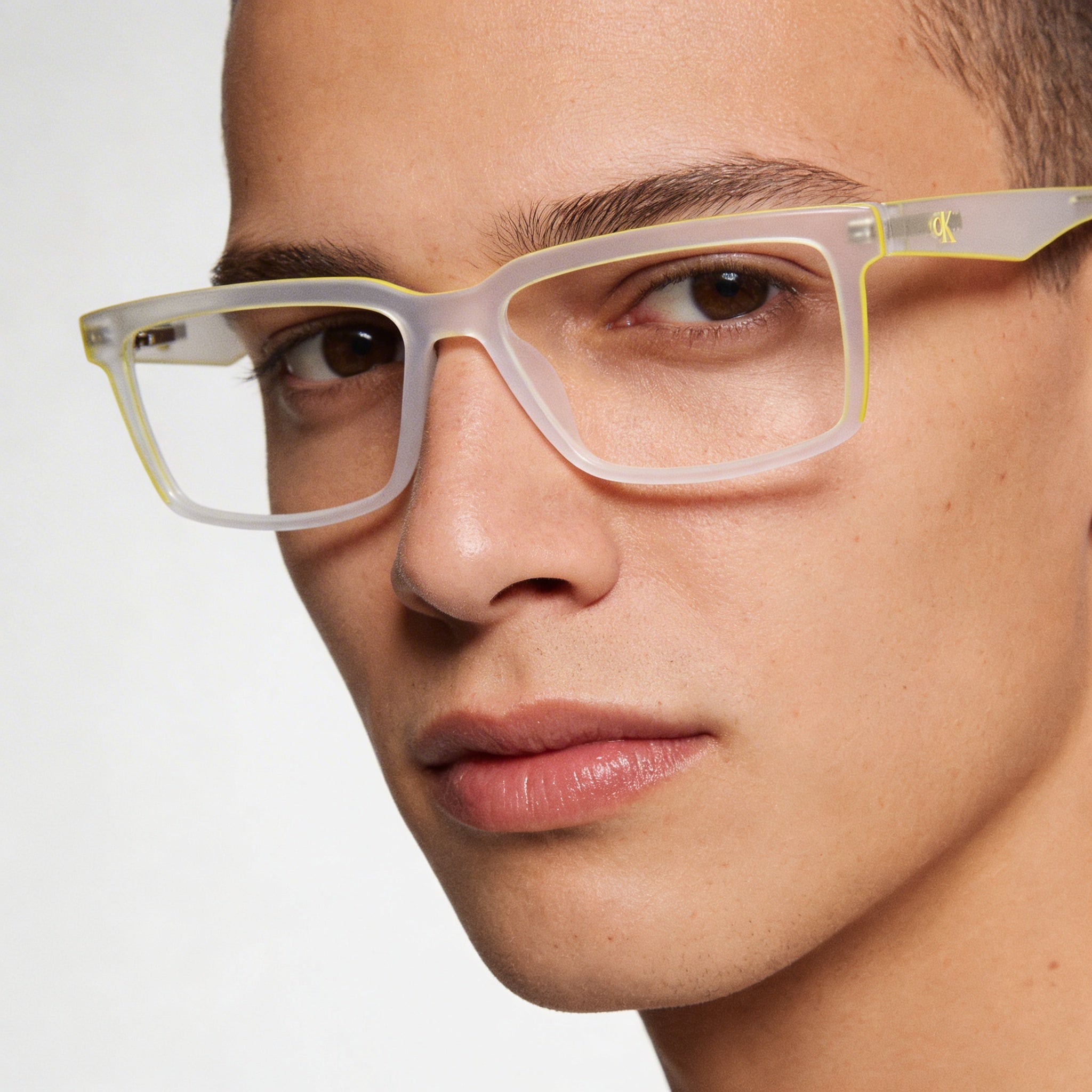 Calvin Klein Jeans Modern Unisex Crystal Clear Injected Frame 55mm, Photo 3