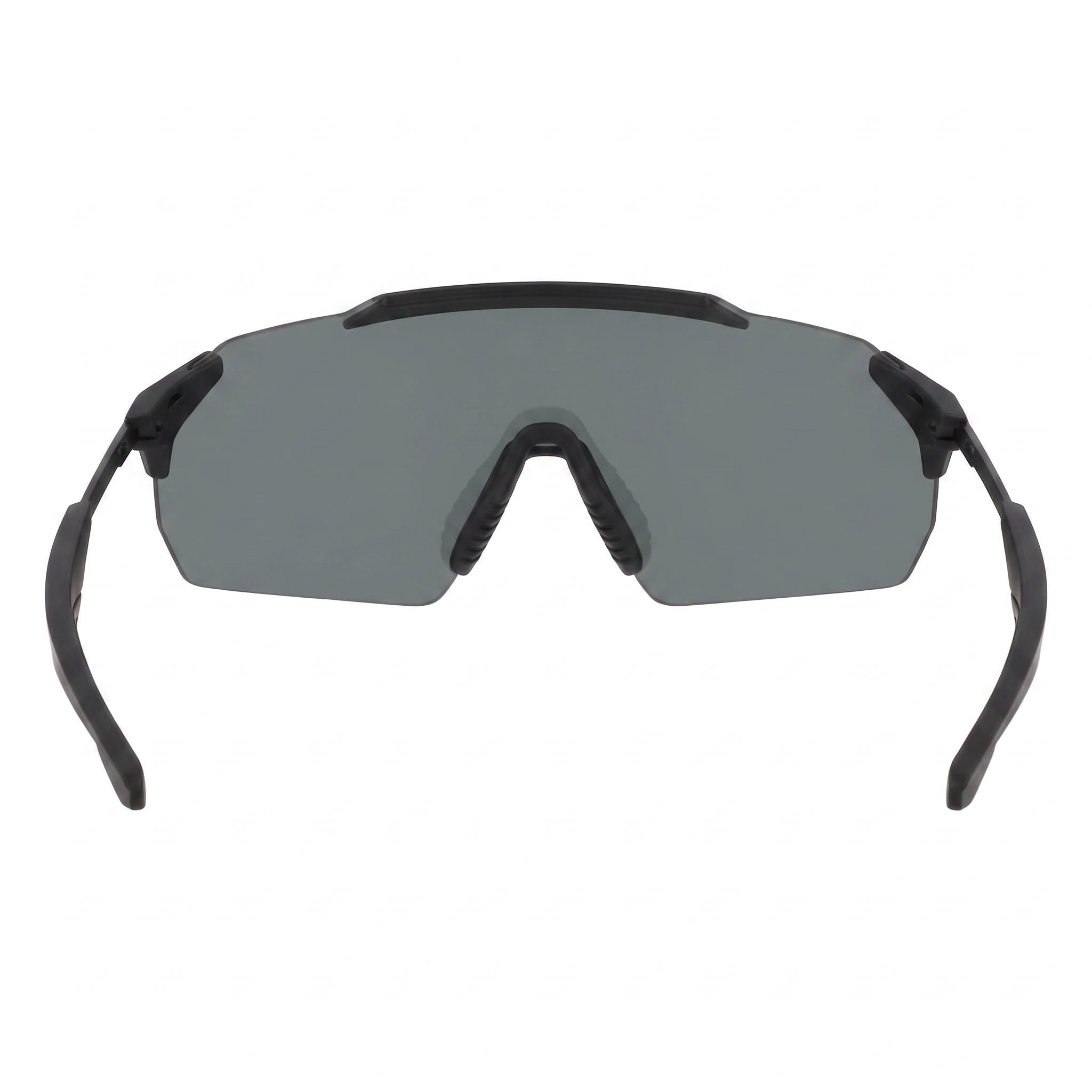 Gafas de sol informales NIKE con montura de plástico para hombre, negro mate / gris polarizado, UV 400, talla 61-18-140, Photo 4